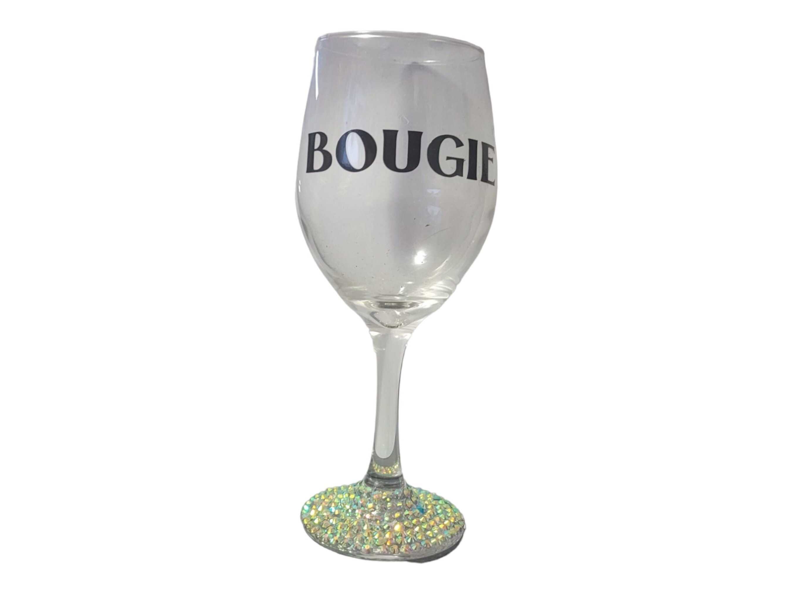 Bougie Bling Wine Glass,