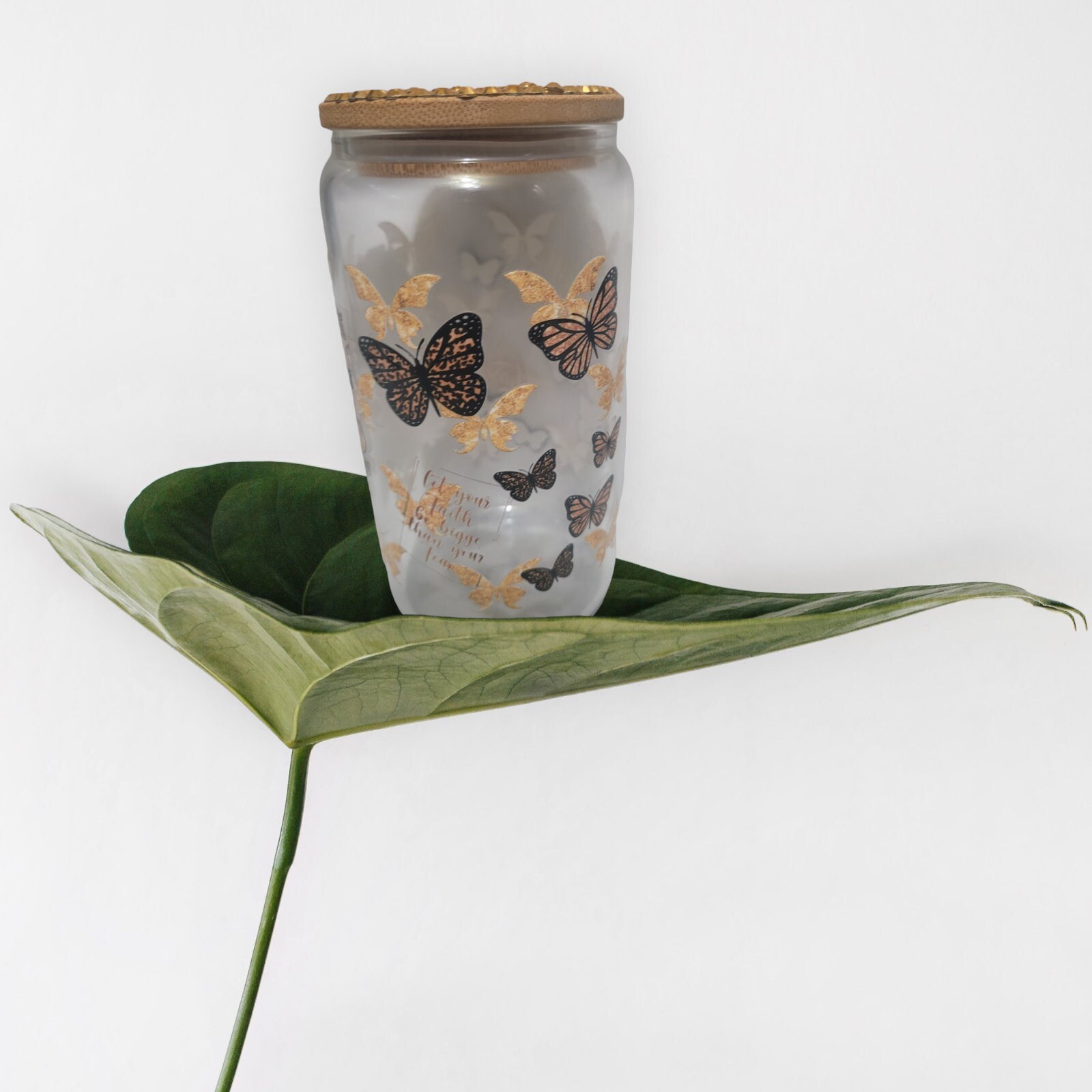 Inspirational,motivational,Glass Tumbler ,BeerCan,Glass,Ice Coffee Glass,Housewarming Gift, Afrocentric, Afro view 3