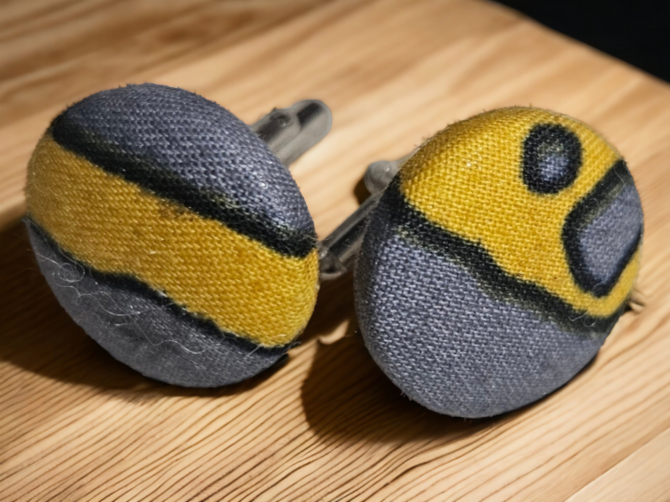 African Fabric Cufflinks,Father,Wedding,Groomsmen Cufflinks, Wedding Cufflinks view 2