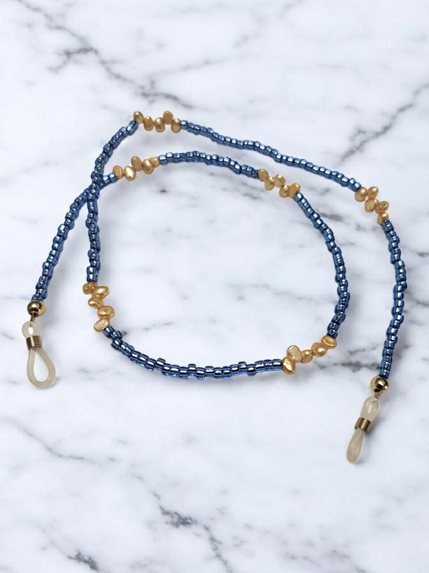 Elegant Beaded Eyeglass Chain – Stylish Glasses Holder for Women | Handmade Eyewear Accessory