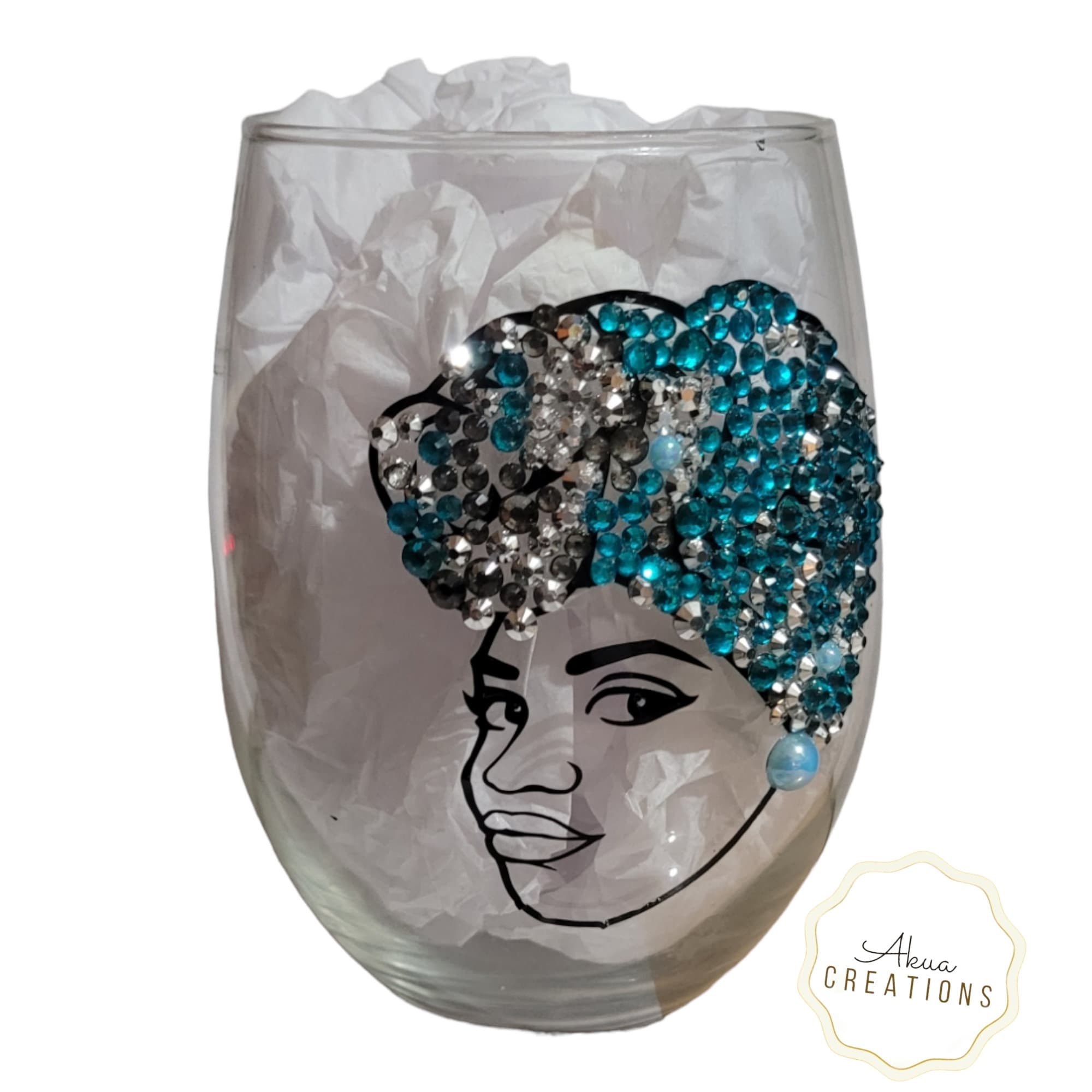 Bling Stemless Wine Glass