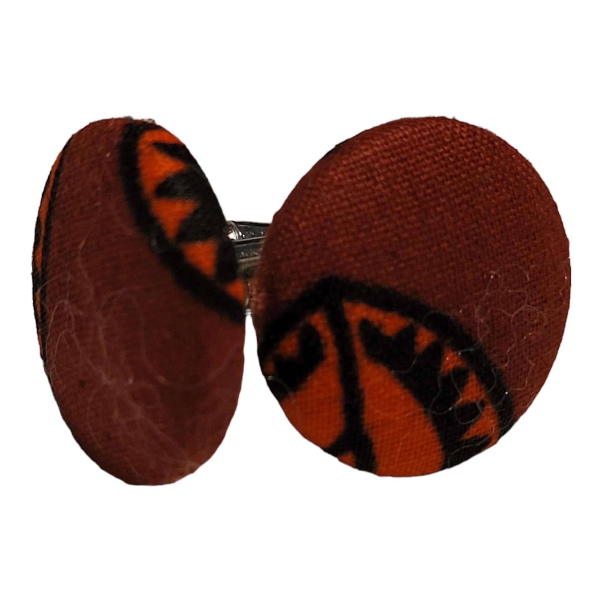 African Fabric Cufflinks,Father,Wedding,Groomsmen Cufflinks, Wedding Cufflinks