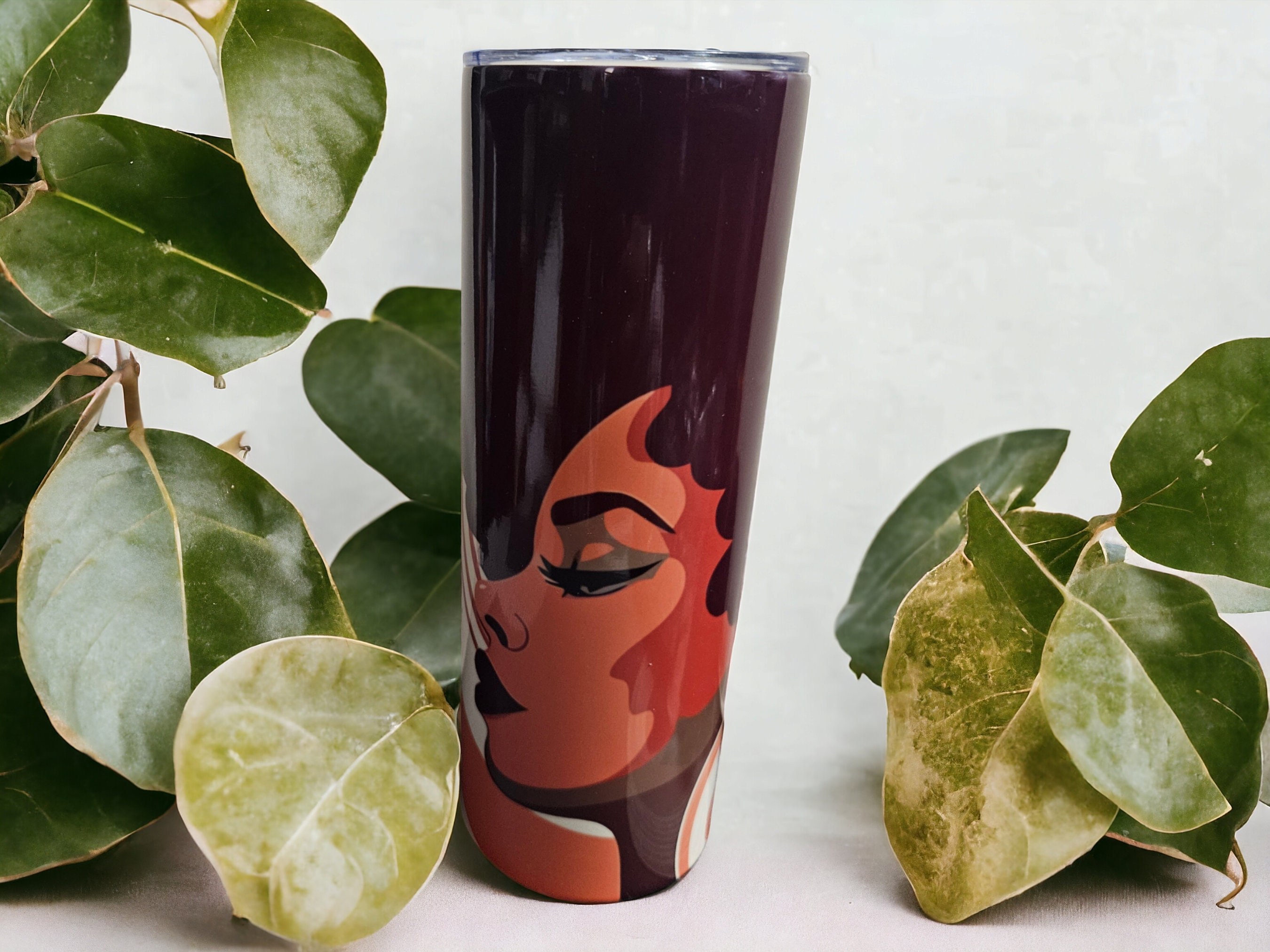 Afrocentric Woman 20 oz tumbler view 2