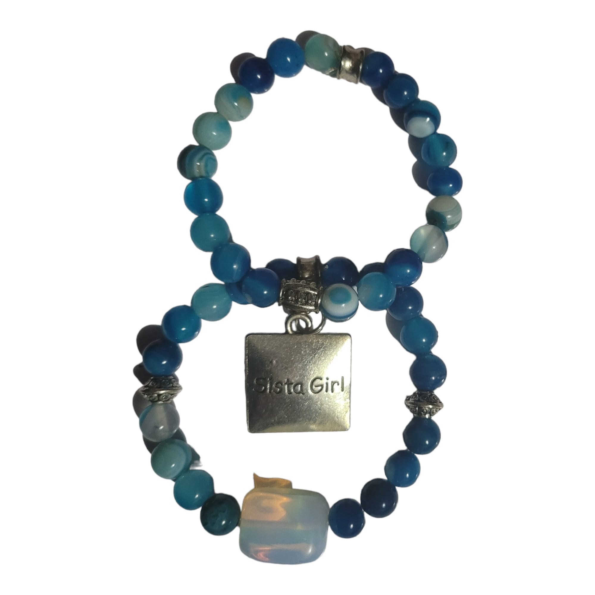 Blue Aventurine Beaded Bracelets