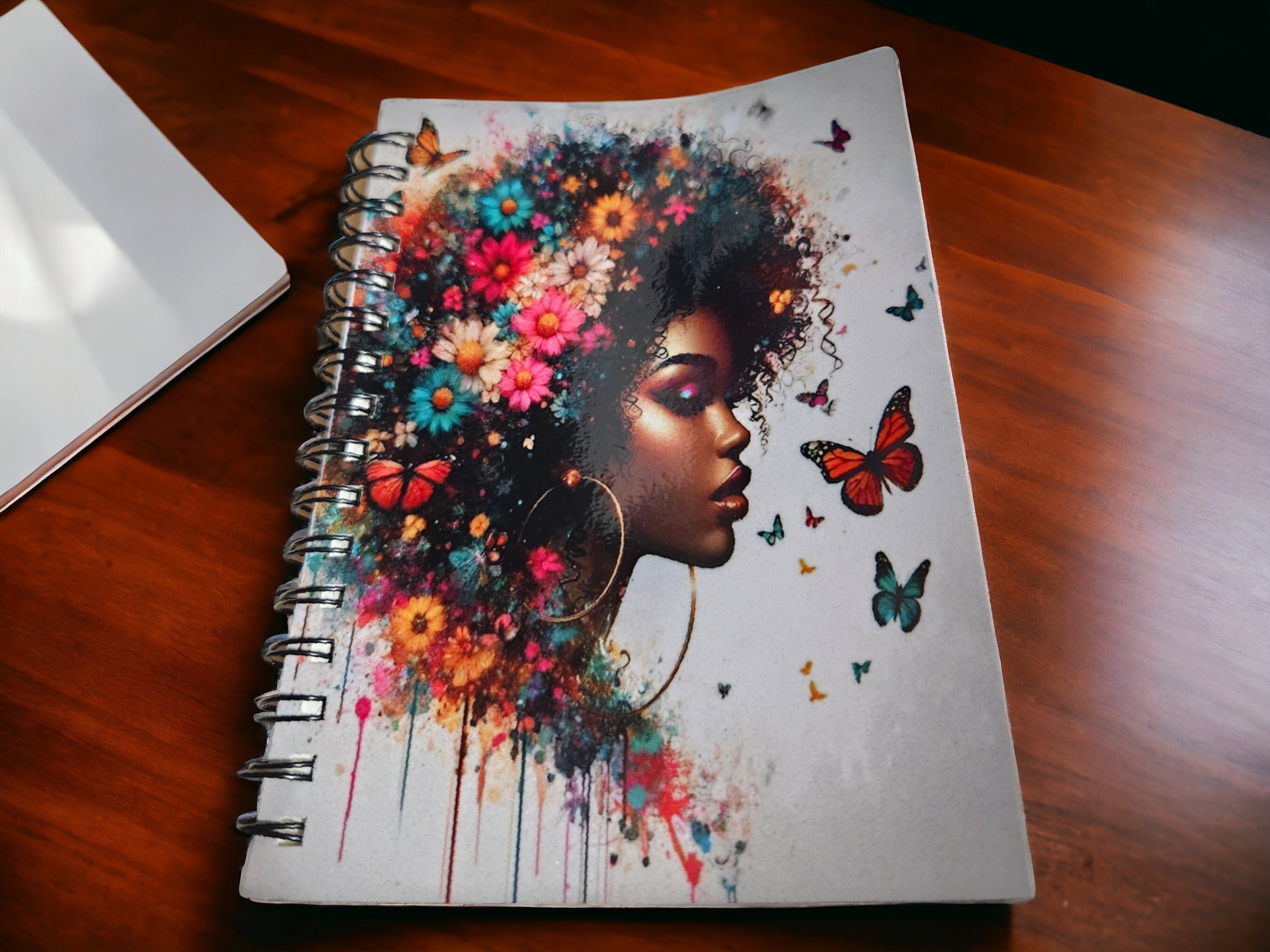 Afrocentric Handmade A6 Pocket Notebook,Black Girl Magic view 2