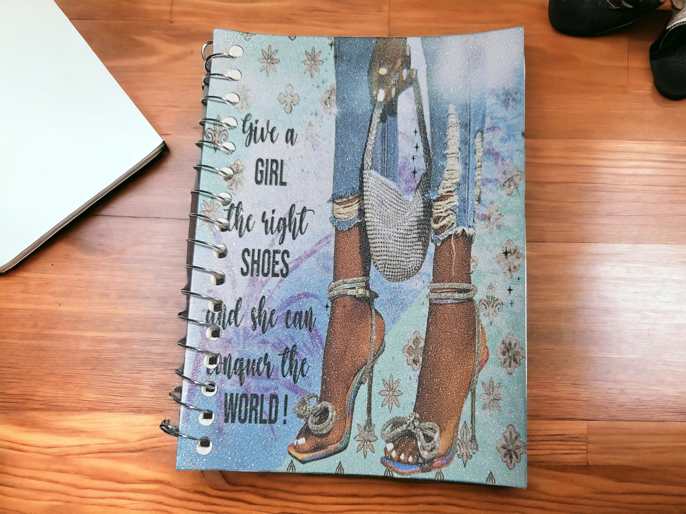 Black Girl Magic A6 Notebook, Afrocentric Melanin Journal, Pocket Affirmation Journal for Black Women, Handmade Lined Notebook Gift for Her