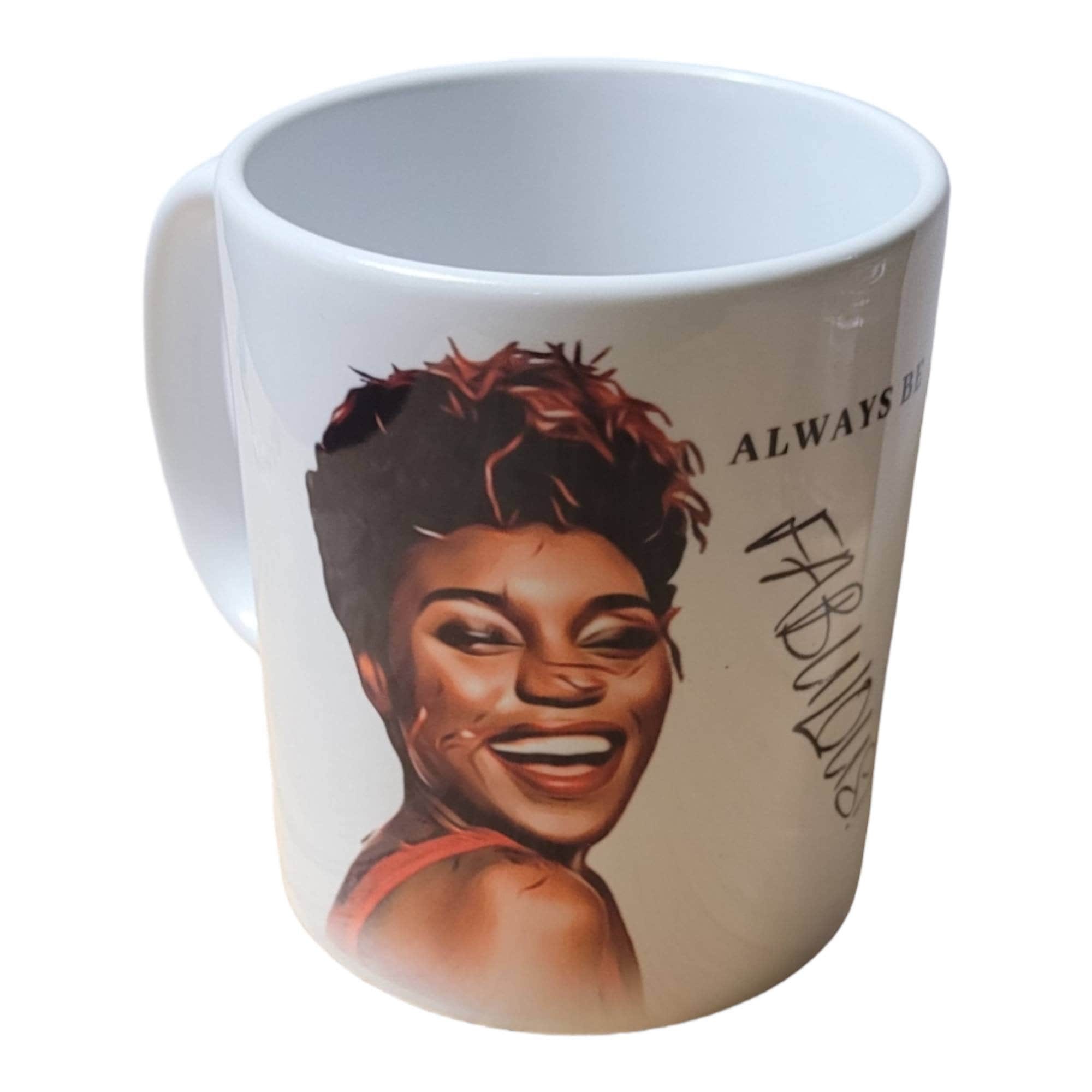 You are Fabulous Afrocentric Coffee Mug, Afro American Coffee Mug,Black Woman Boss