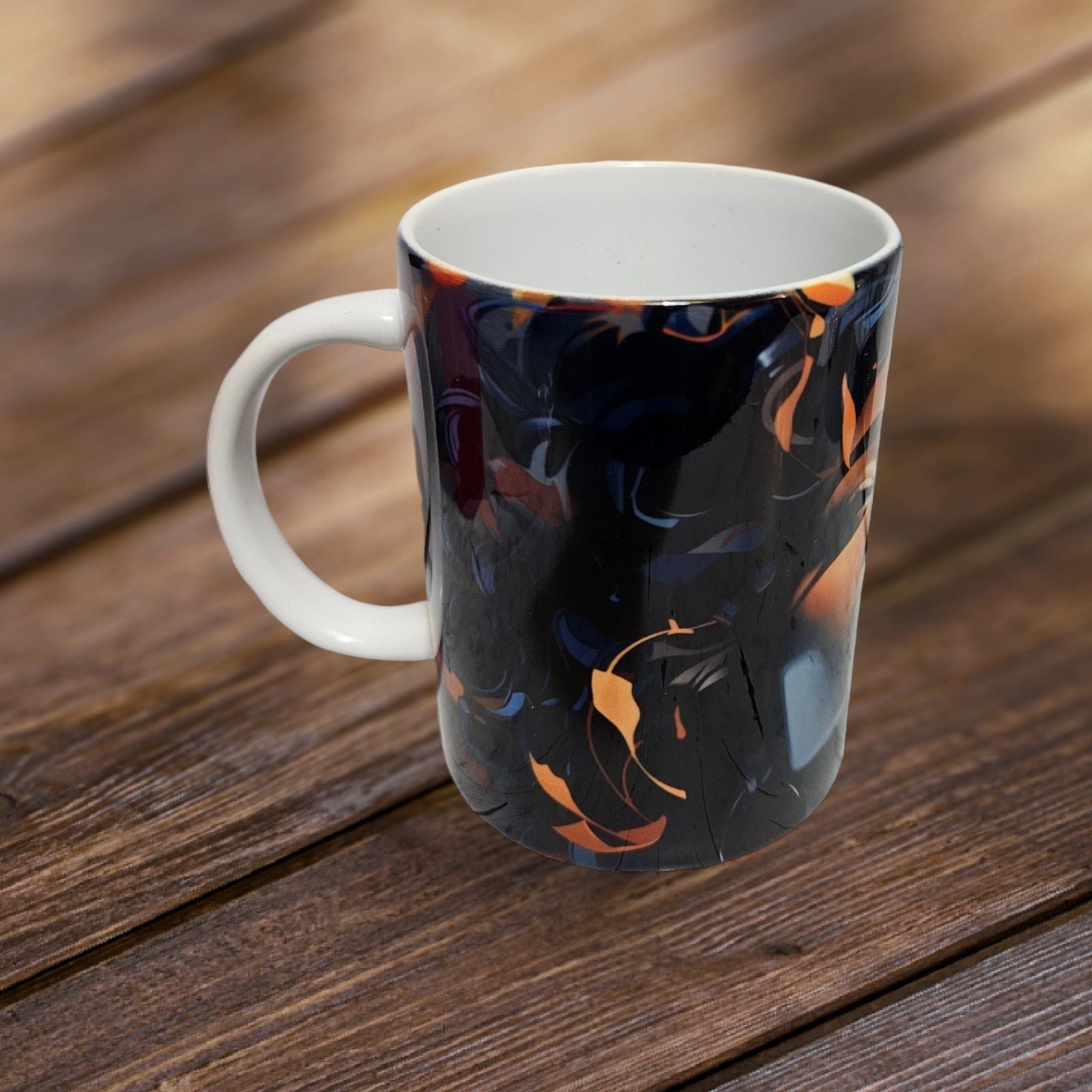 Sip in Style: 3D Afrocentric Elegance Mug - Elevate Your Coffee Experience!", Afro American Coffee Mug,Black Woman , Free matching coaster view 2