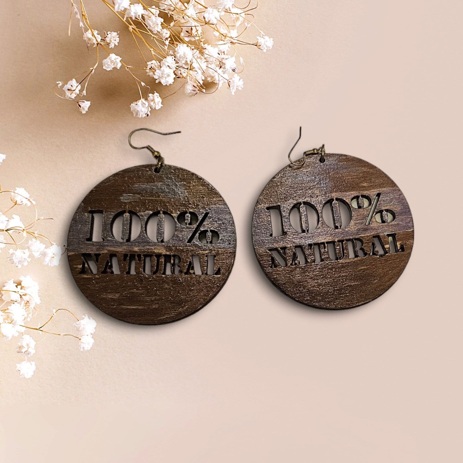 100% Natural Wood Earring Wood Queen Hoop Earrings, Hoop Earrings, Dangle Earrings, Ethnic Earrings,