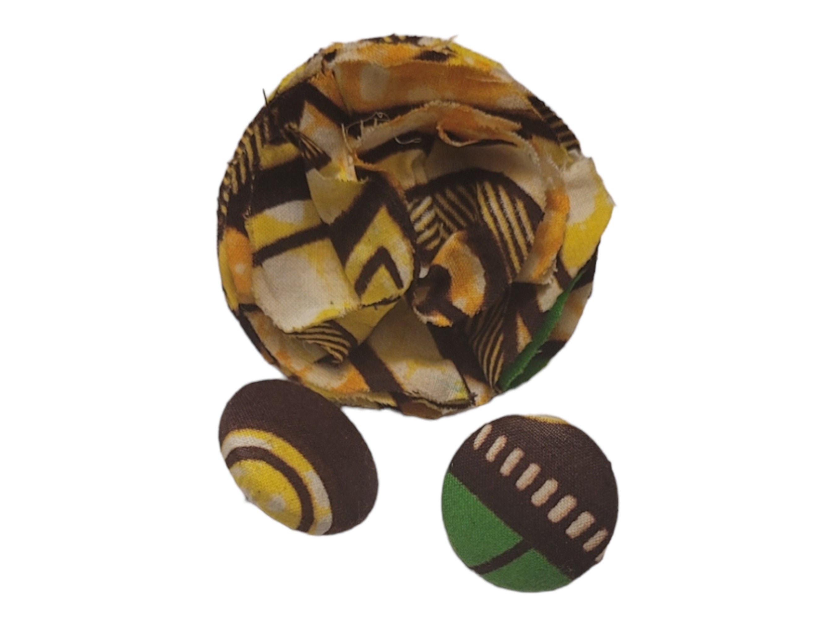 Afrocentric Button Earrings with Matching Lapel Pin