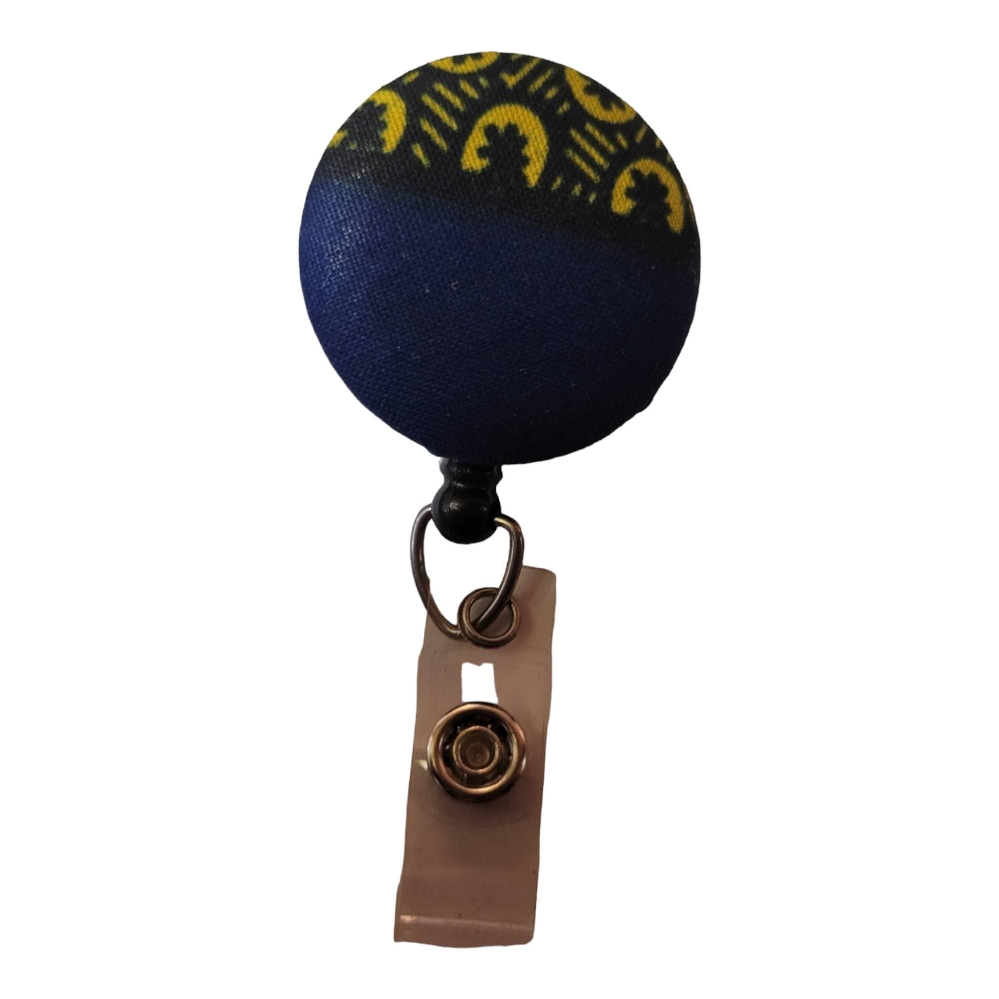 Afrocentric Fabric Badge Reel ,African Woman, Badge Reels,Melanin,Badge,Afro woman