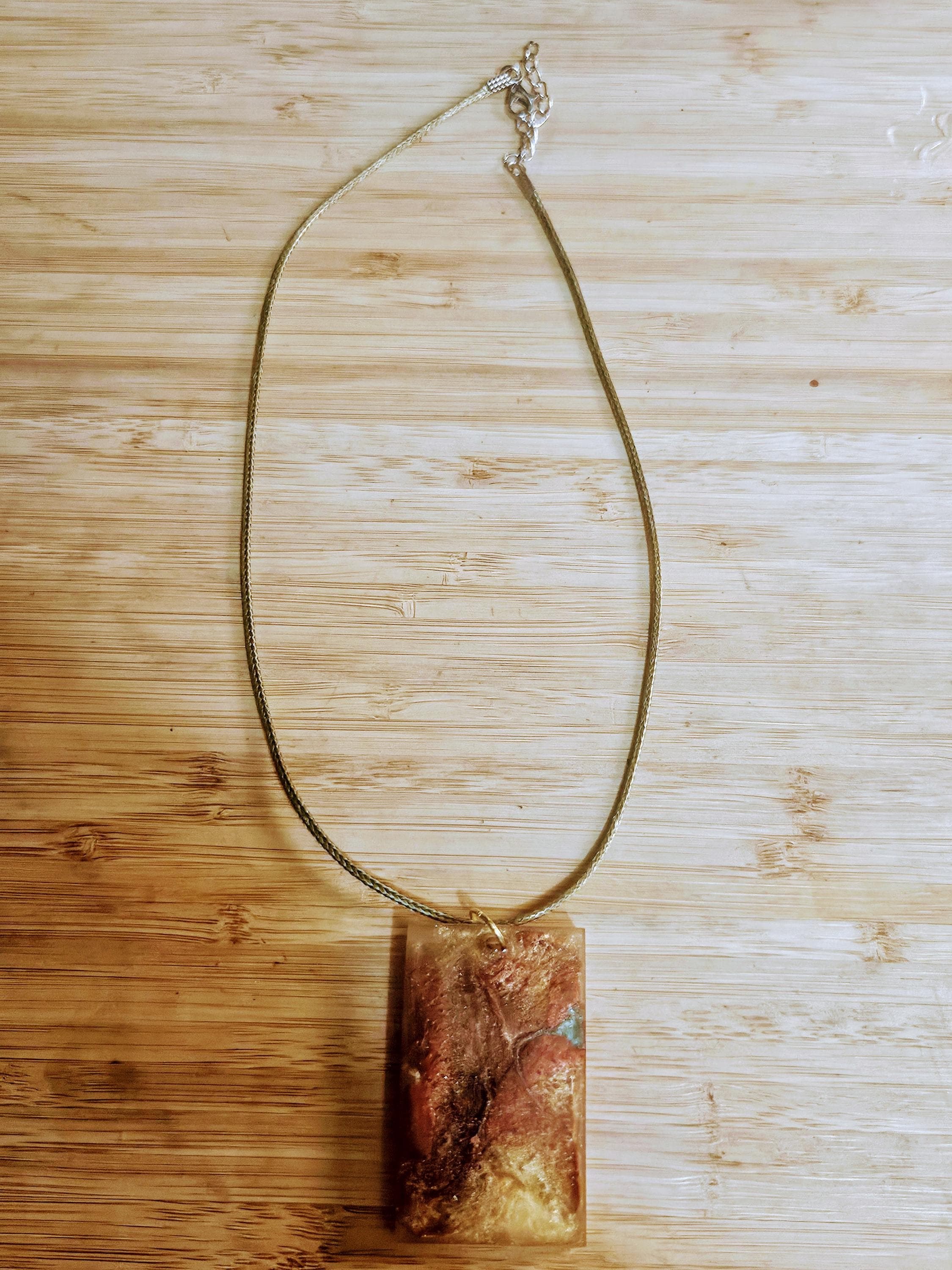 Handmade Unisex Resin Necklace view 5