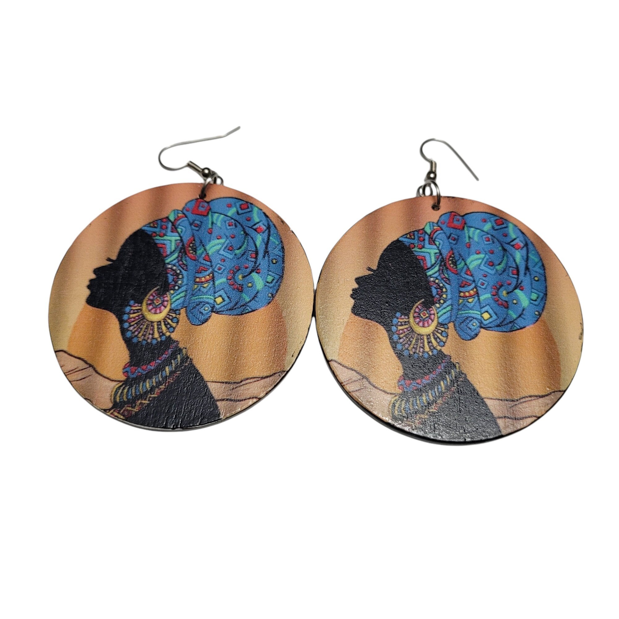 Afrocentric earrings , Afrocentric Jewelry, African Earrings