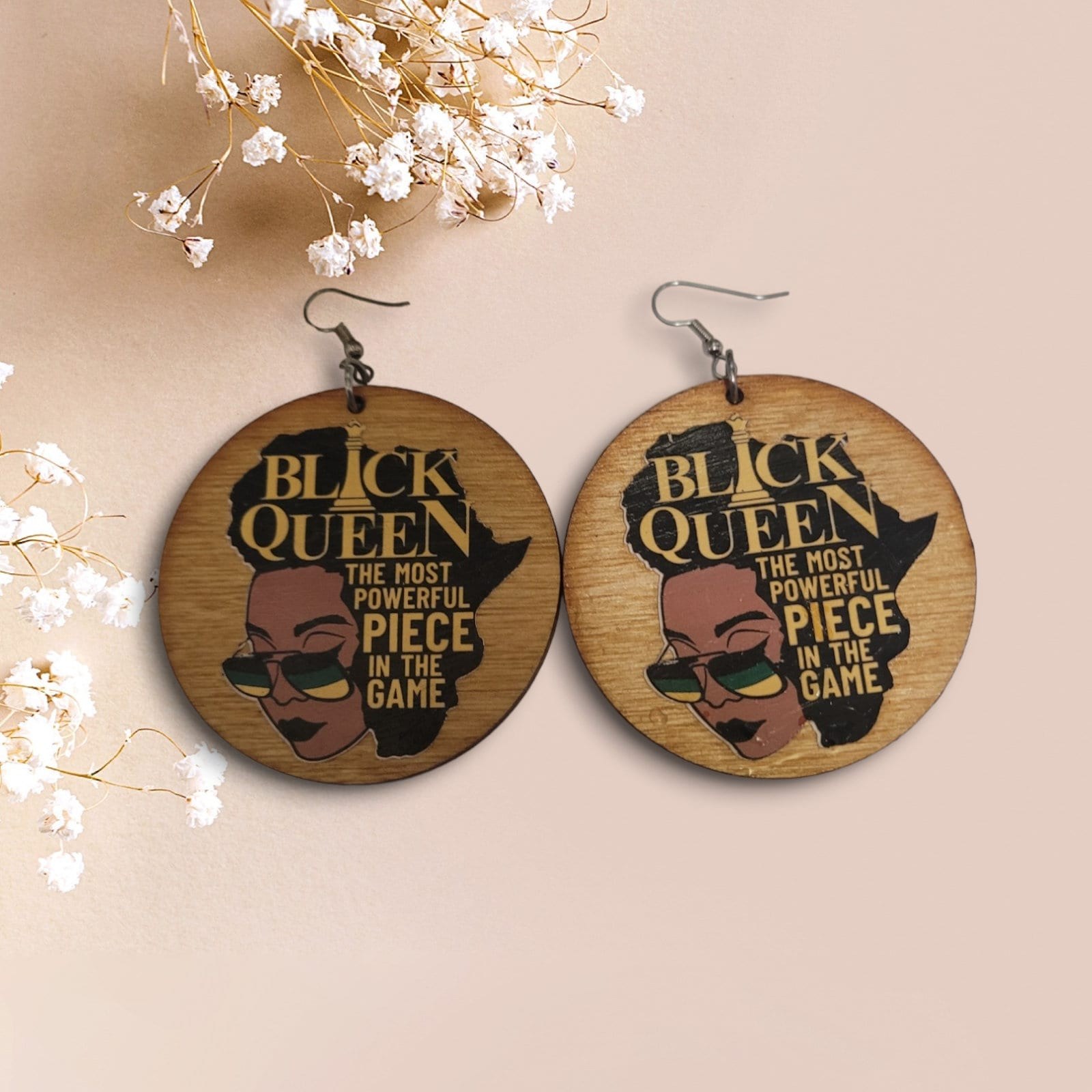 Cultural Radiance: Handcrafted Afrocentric Earrings ,Afrocentric Statement Earrings,Oversize Earrings view 2
