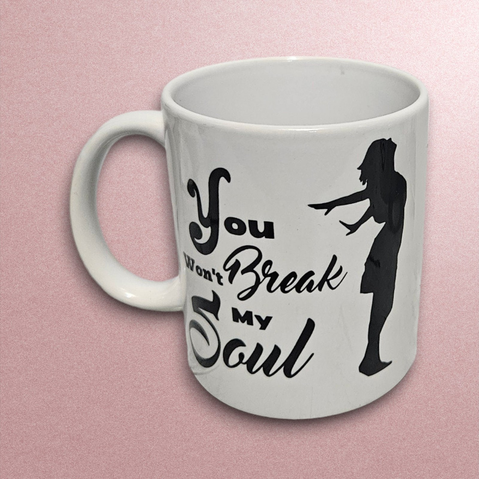 You wont Break my soul Coffee Mug Melanin Queen,Afrocentric Coffee Mug, Afro American Coffee Mug,Black Woman Boss view 3
