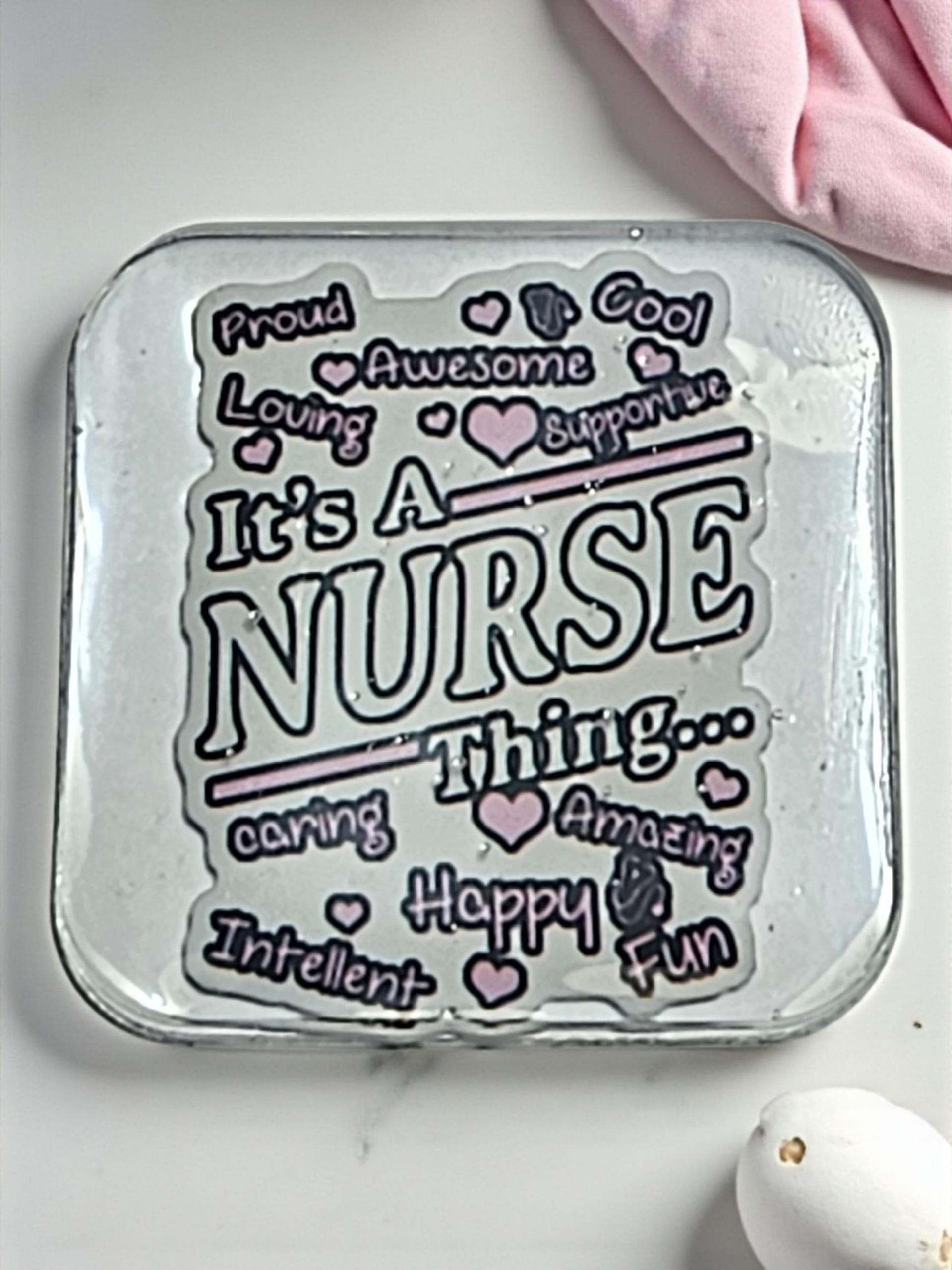 NURSE Afrocentric Resin Lapel Pin