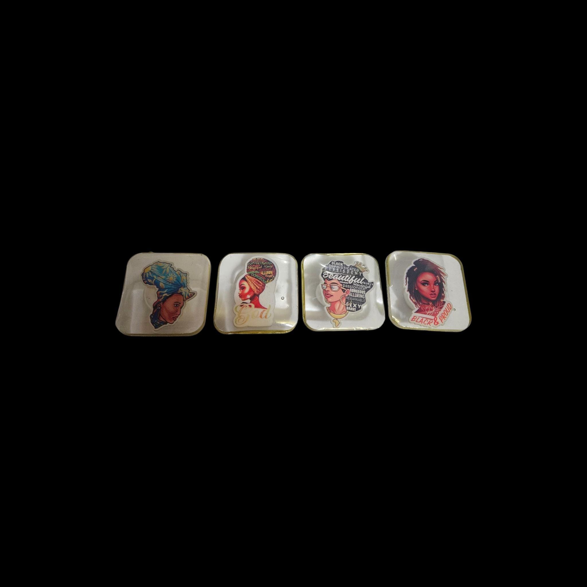 Afro Charms Bogg Bag Charms – Cute Personalized Tote Bag Accessories | Beach & Travel Bag Bling view 2
