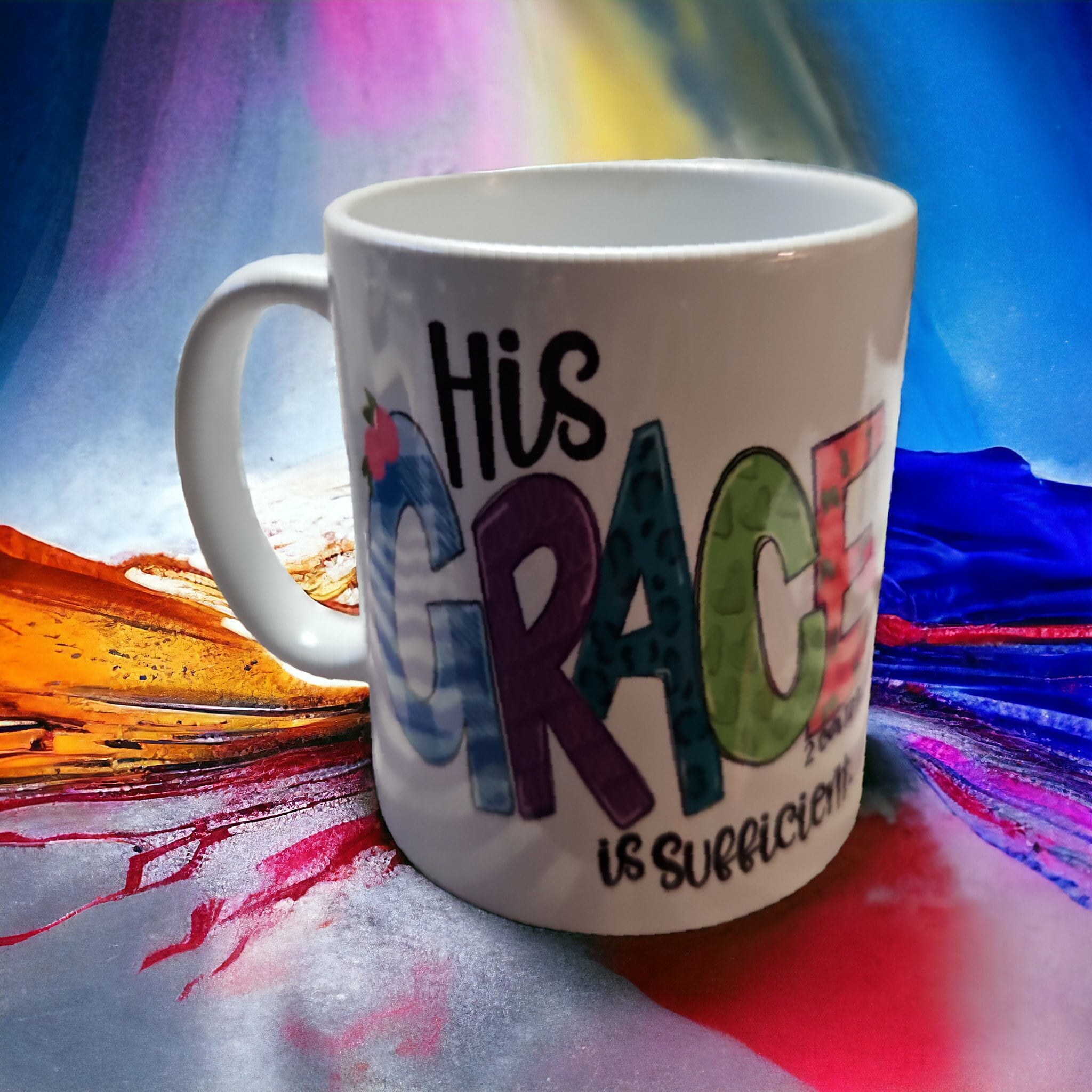 His Grace Afrocentric Coffee Mug, Afro American Coffee Mug,Black Woman Boss