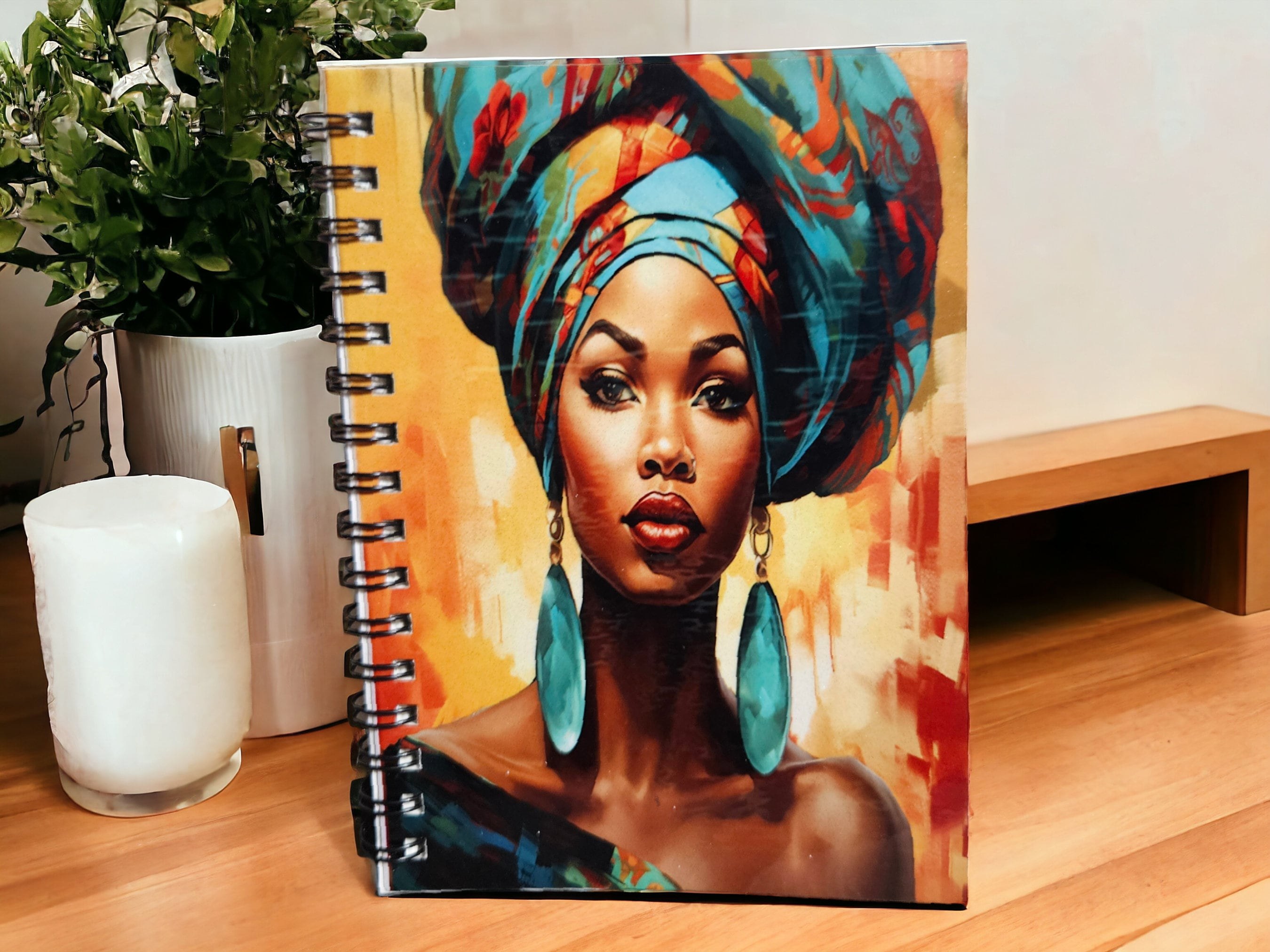 Afrocentric Handmade A6 Pocket Notebook,Black Girl Magic