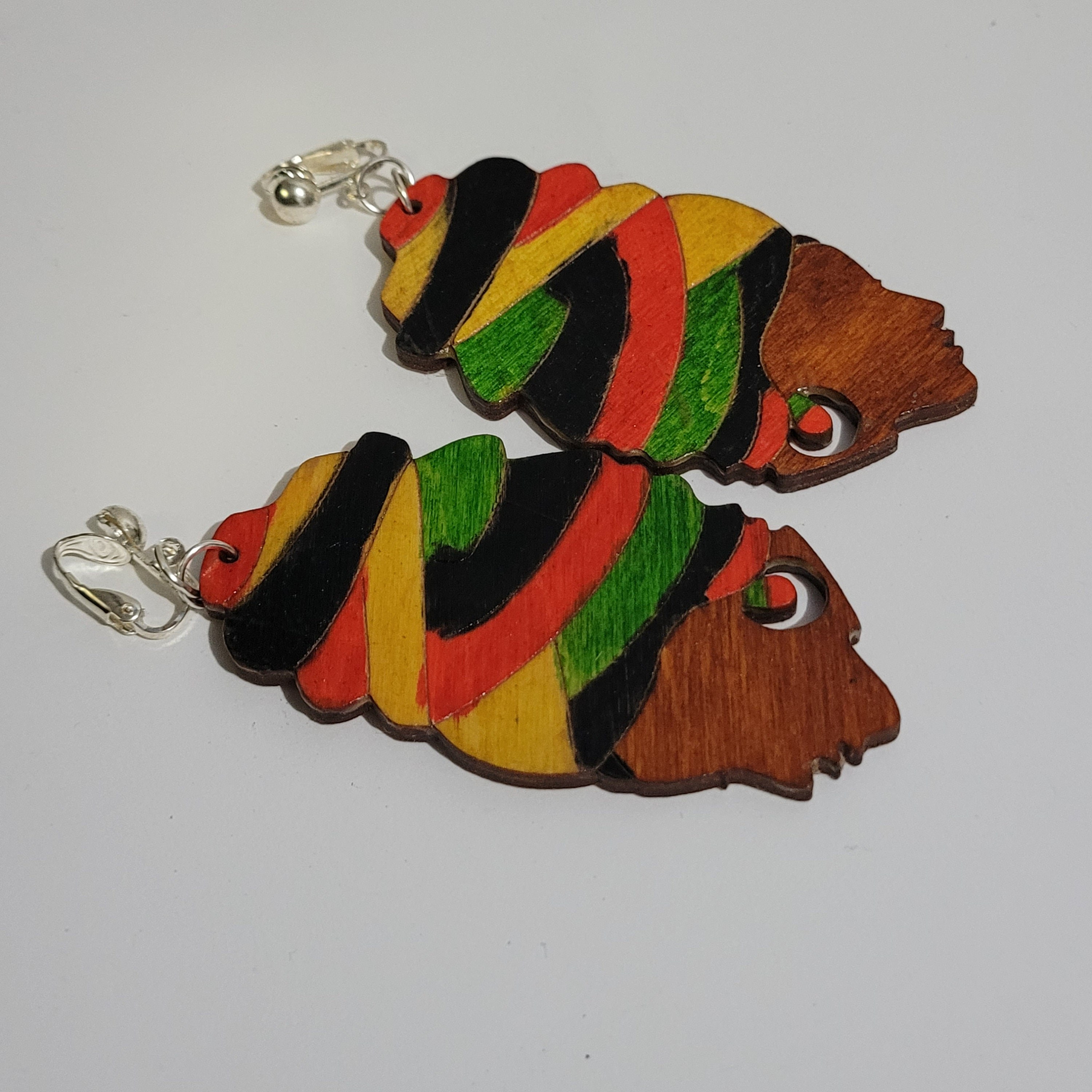RBG Afrocenric Woman Earrings view 2