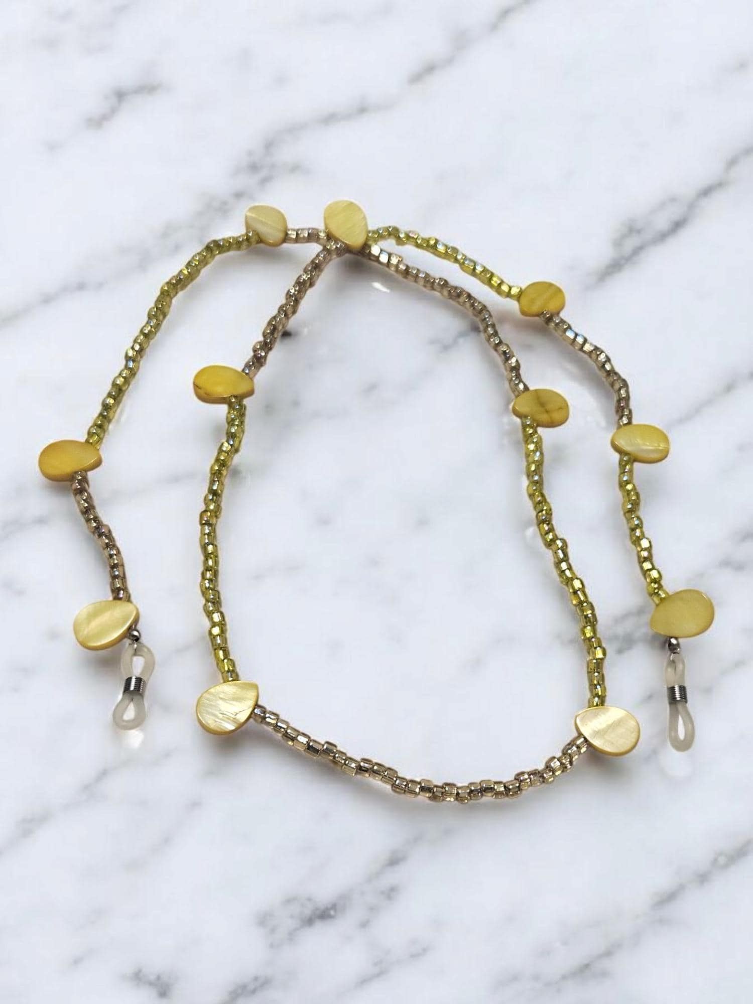Elegant Beaded Eyeglass Chain – Stylish Glasses Holder for Women | Handmade Eyewear Accessory