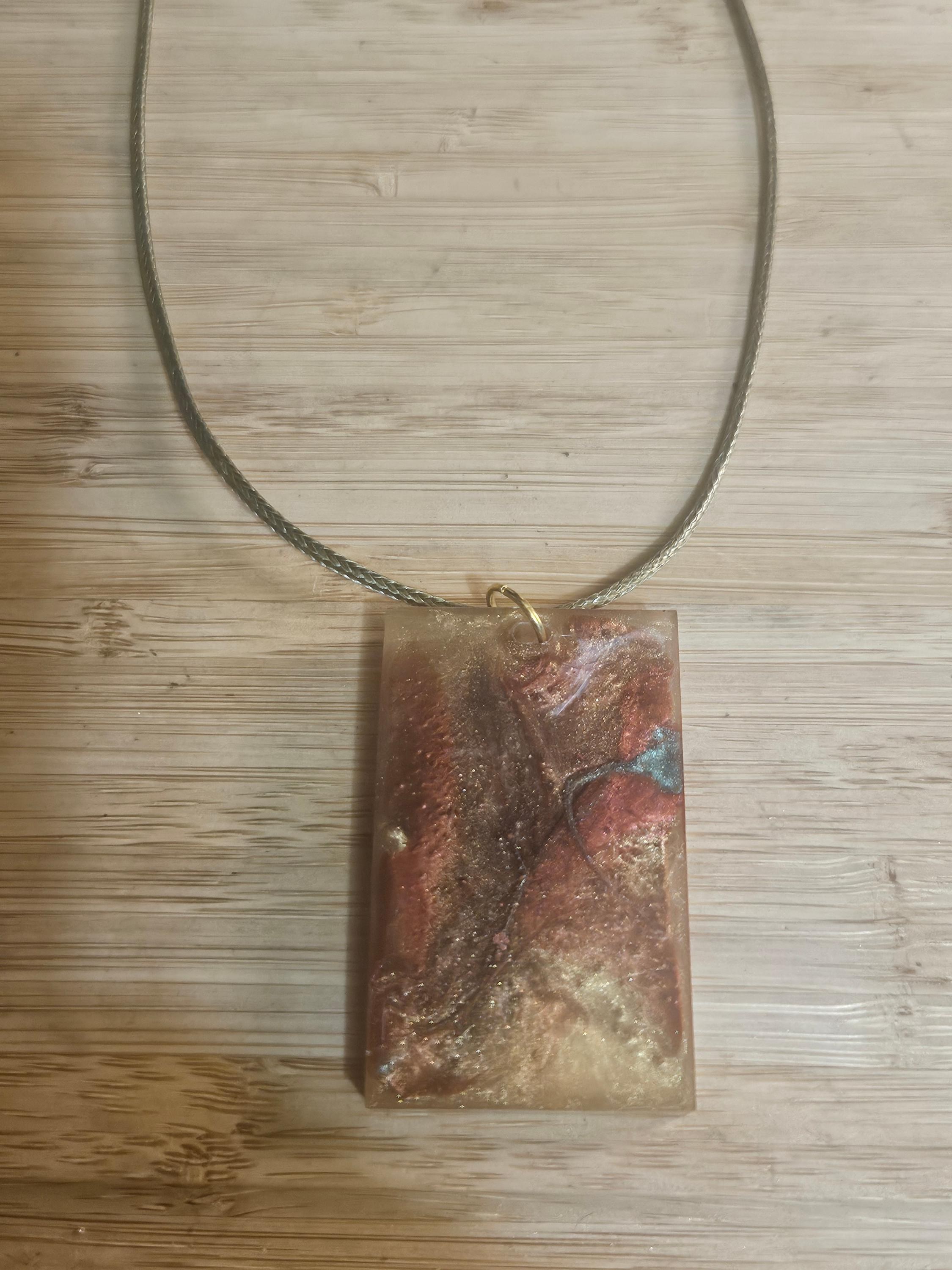 Handmade Unisex Resin Necklace