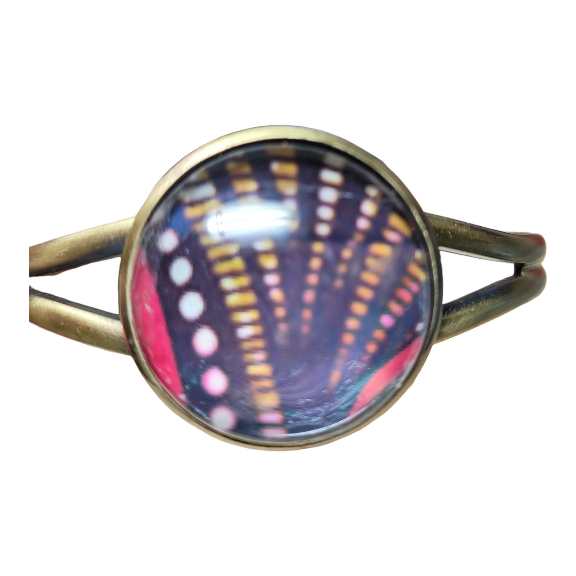 Afrocentric Brass Bracelet Free shipping