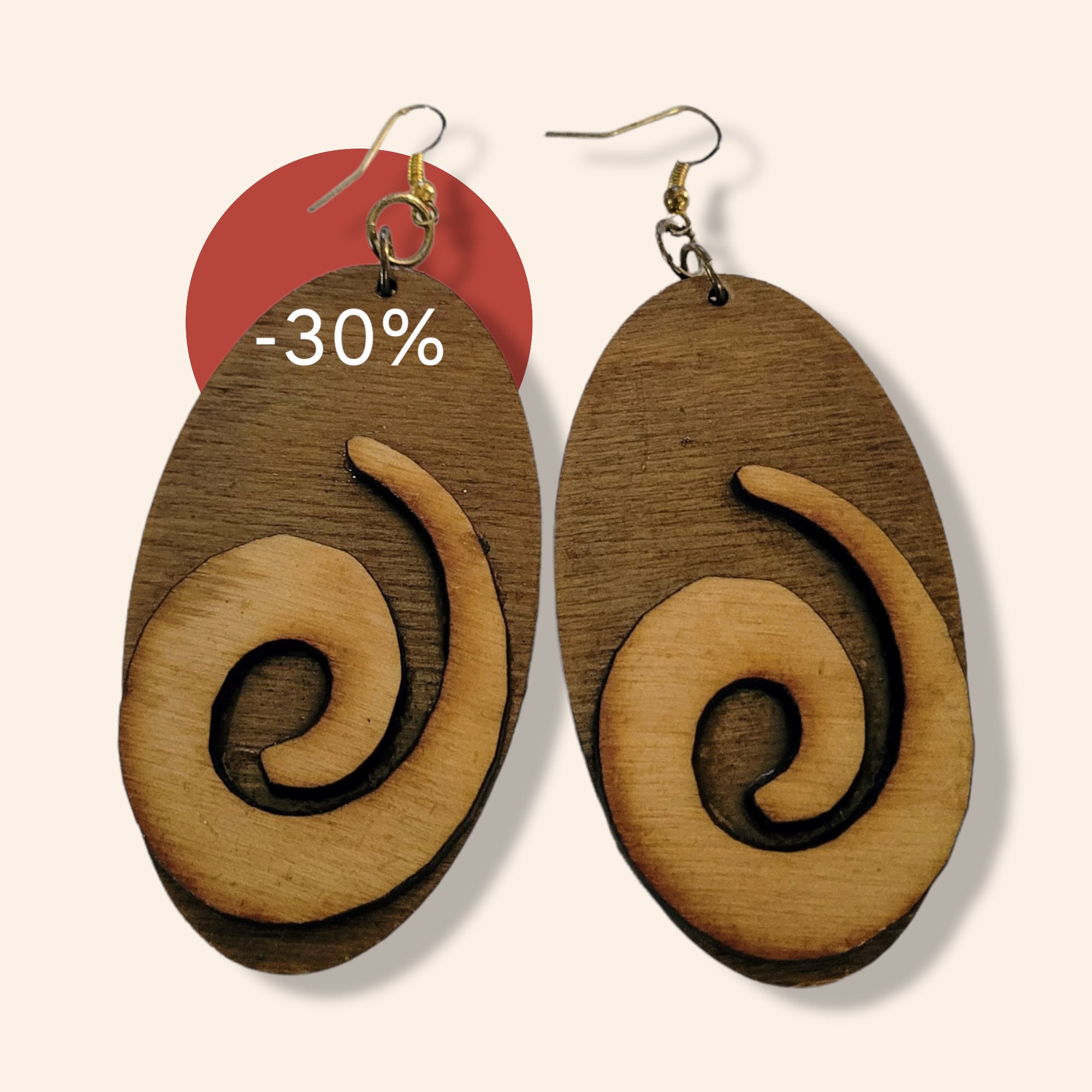 Afrocentric Swirl Earrings