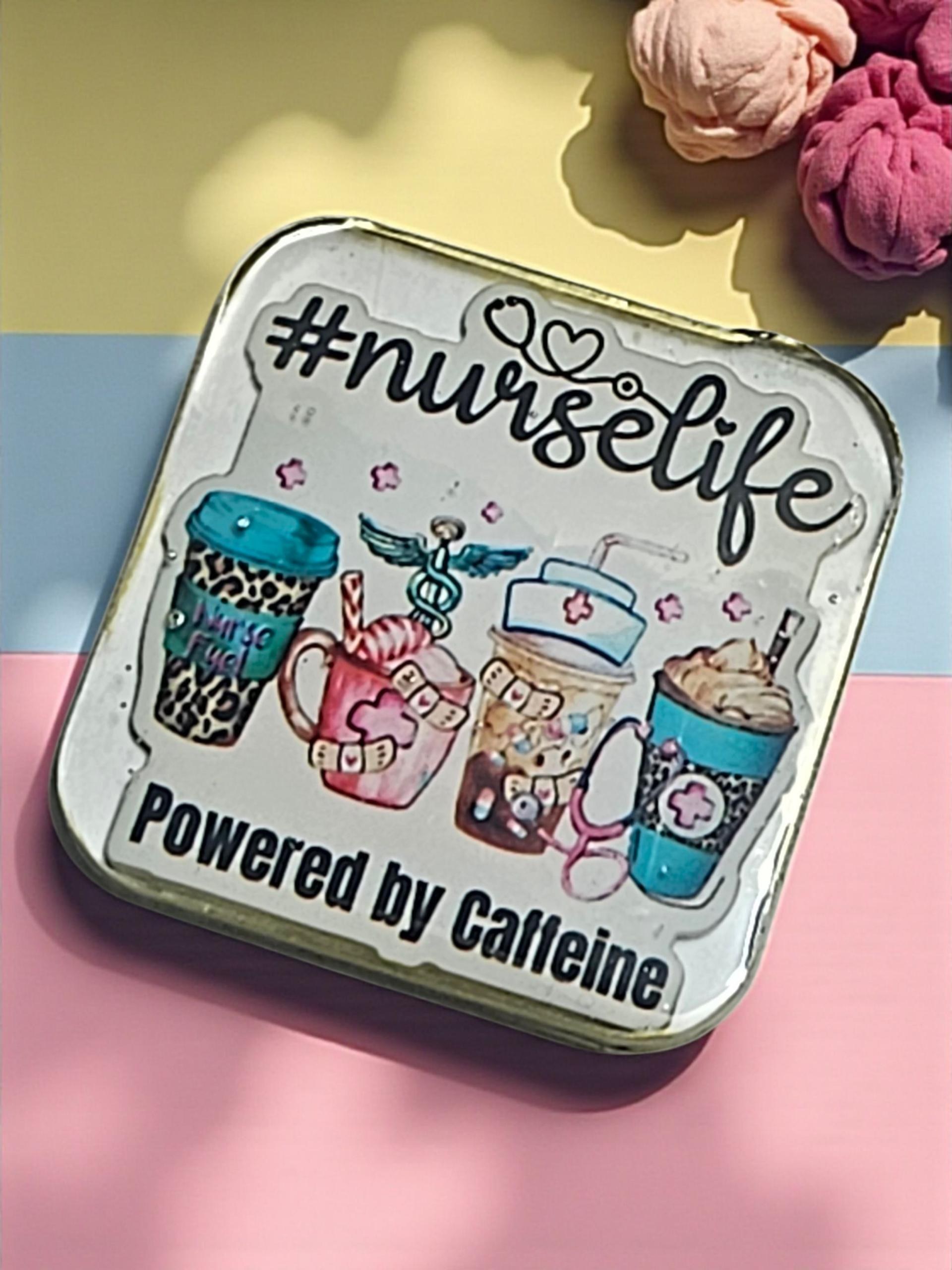 NURSE Life Afrocentric Resin Lapel Pin view 2