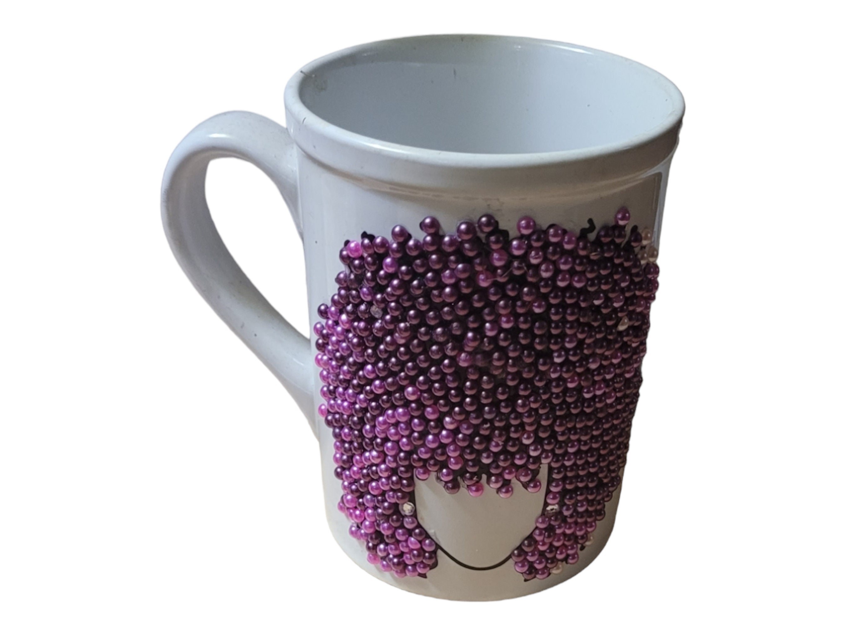 Black Girl Magic Coffee Mug, Melanin Ceramic Mug, Afrocentric Gift for Her, Black Woman Birthday Gift, Handmade Black Queen Mug