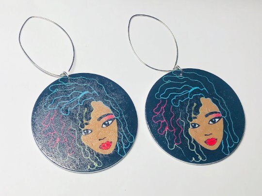 Afrocentric earrings , Afrocentric Jewelry, African Earrings