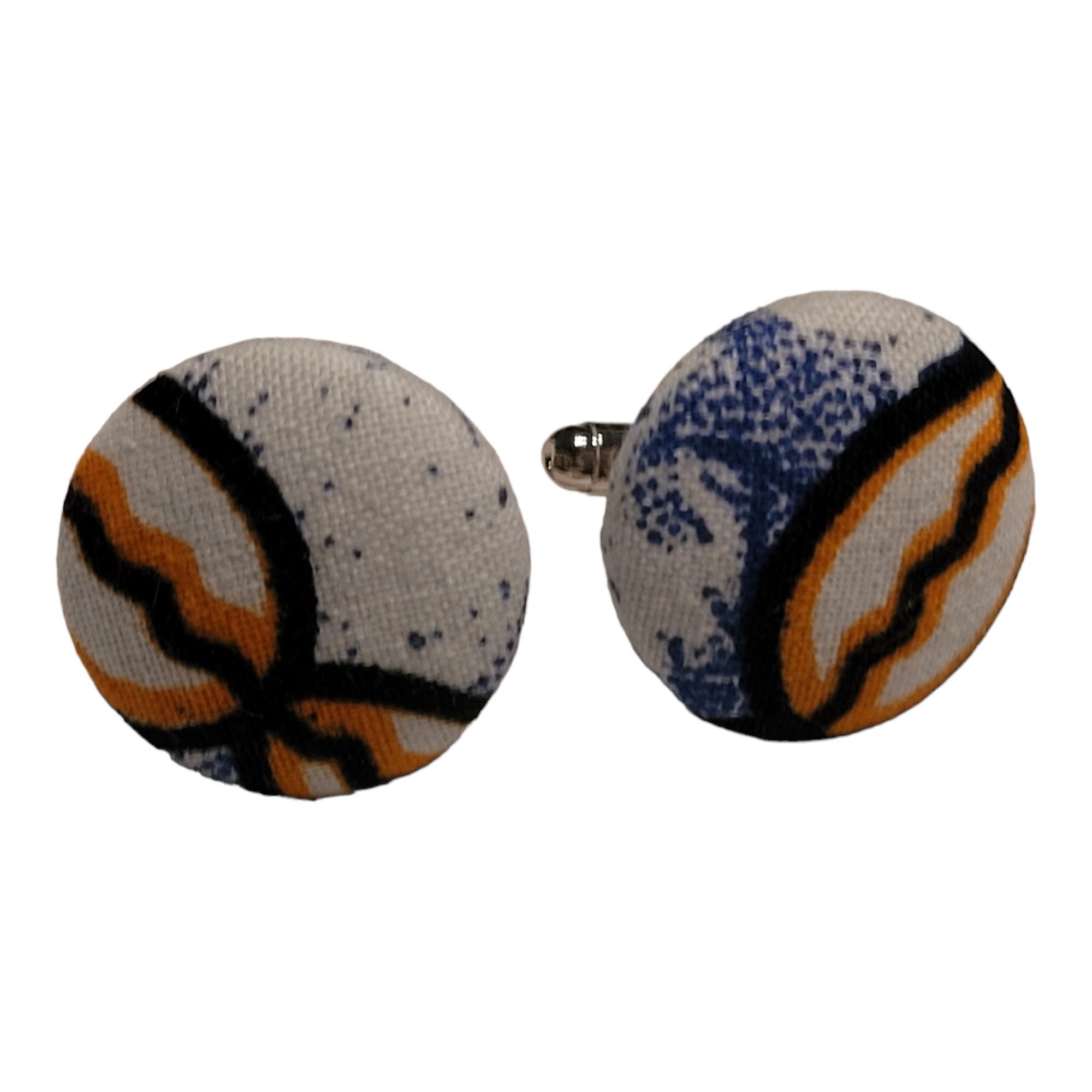 African Fabric Cufflinks,Father,Wedding,Groomsmen Cufflinks, Wedding Cufflinks