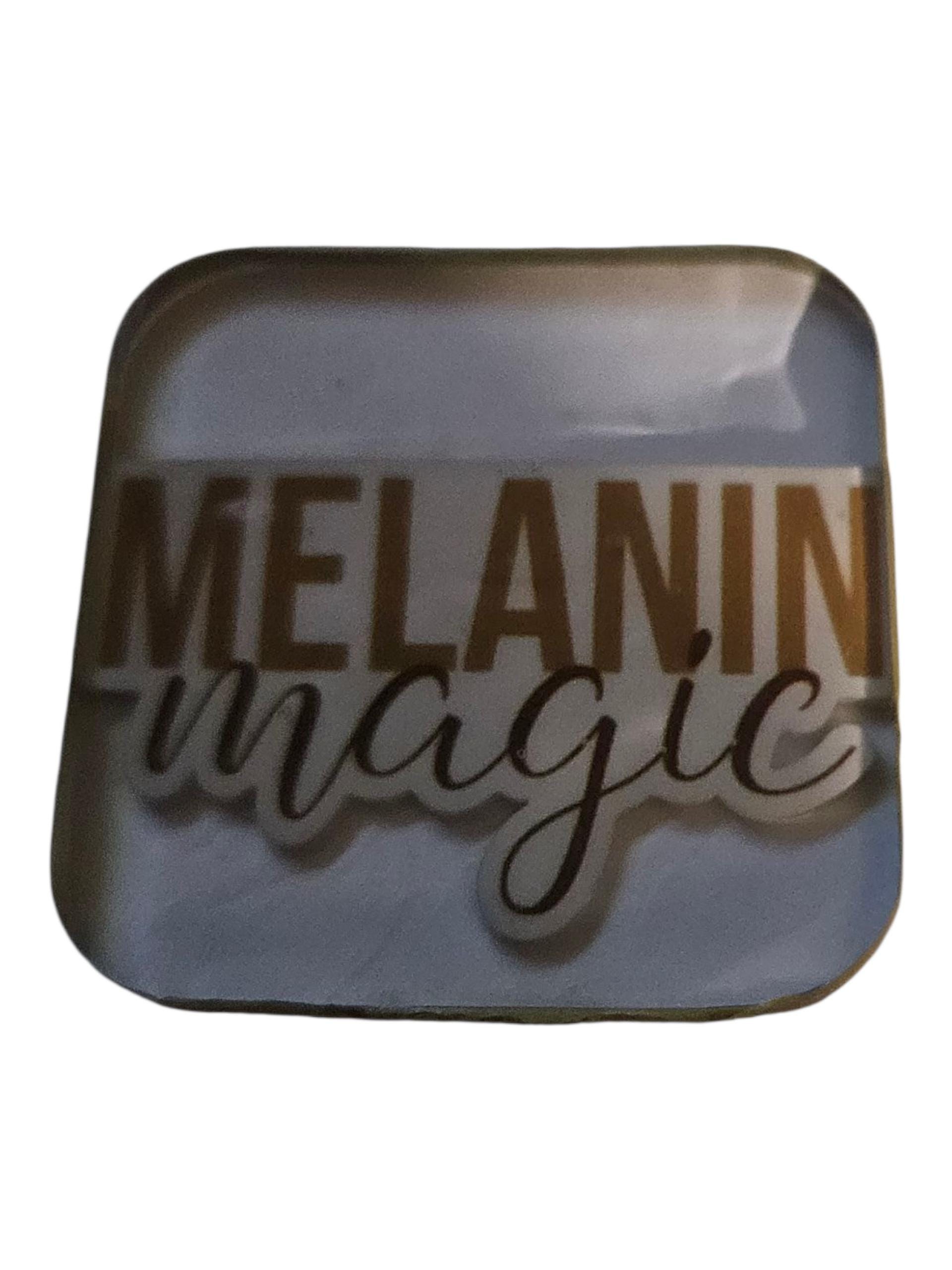 MELANIN Magic Afrocentric Resin Lapel Pin