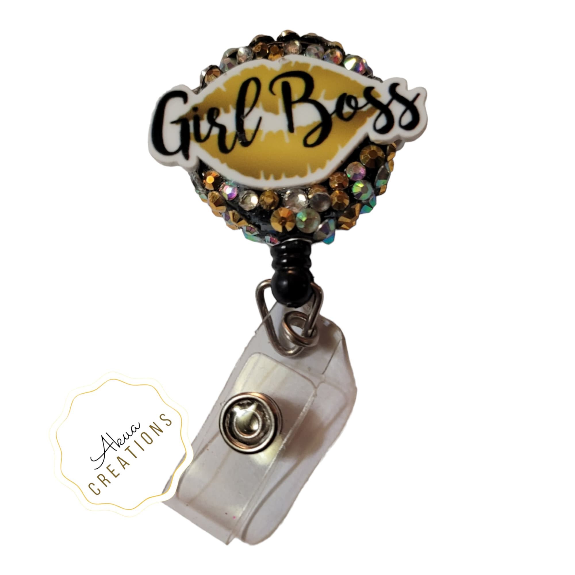 Girl Boss Badge Reel view 2