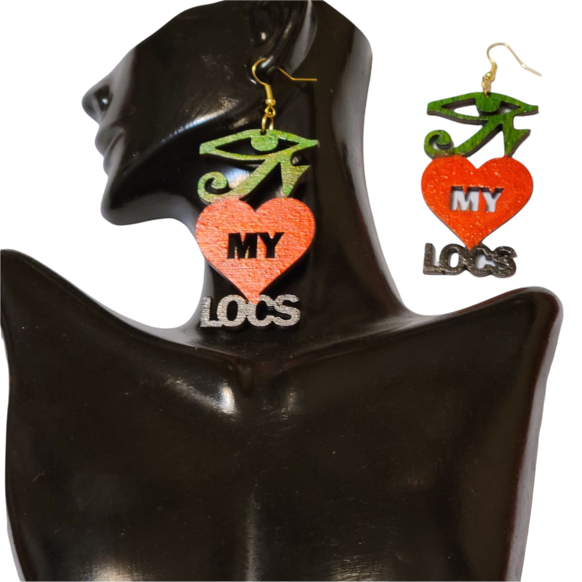 RBG -Eye Luv My Locs Earrings
