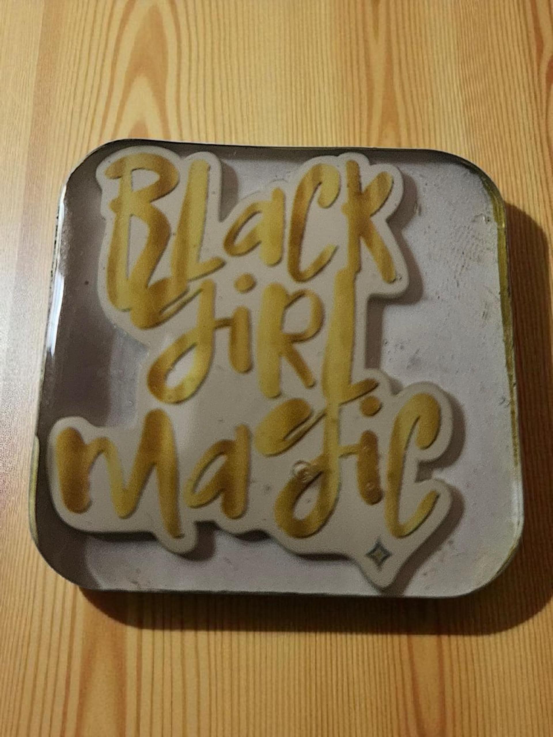 Black Girl Magic Afrocentric Resin Lapel Pin
