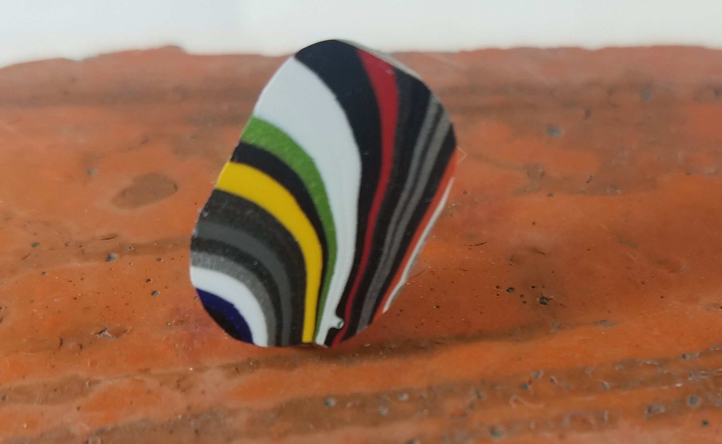 Fordite Tie Tack / Lapel Pin groomsmen, usher / Gift for Him, Auto Enthusiast, view 3