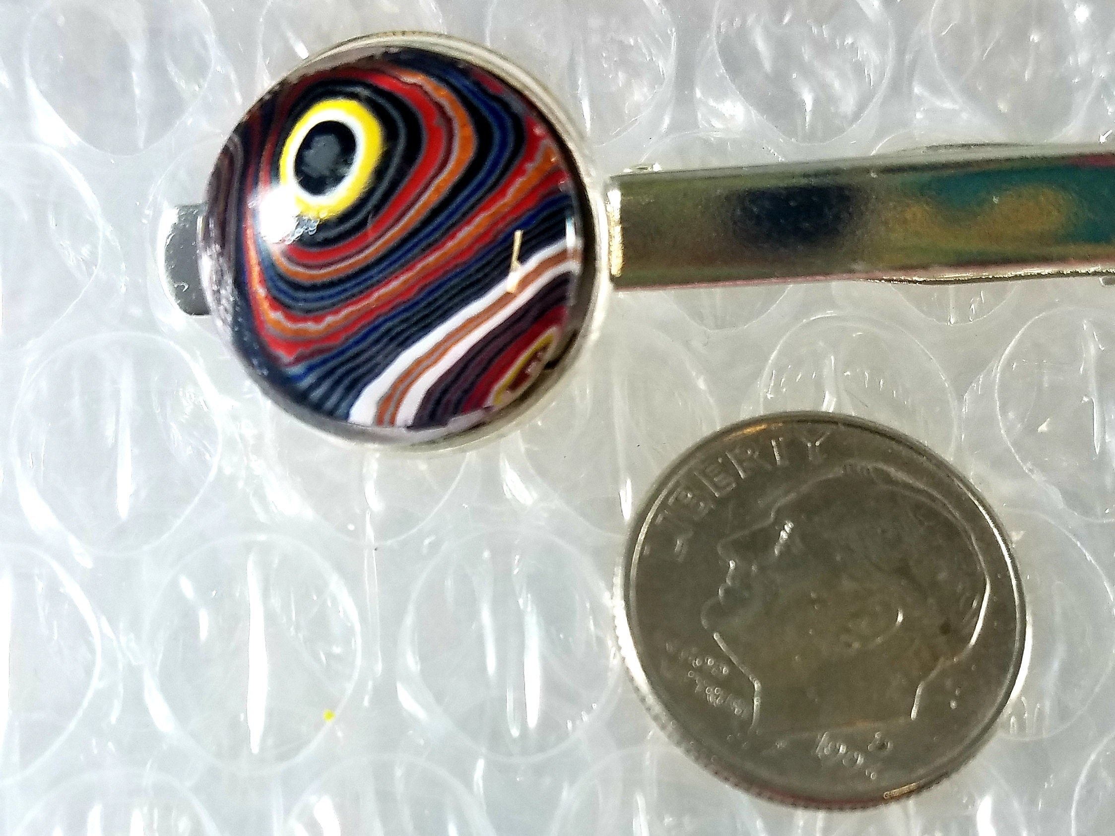 Fordite Tie Bar / Groomsmen, Usher