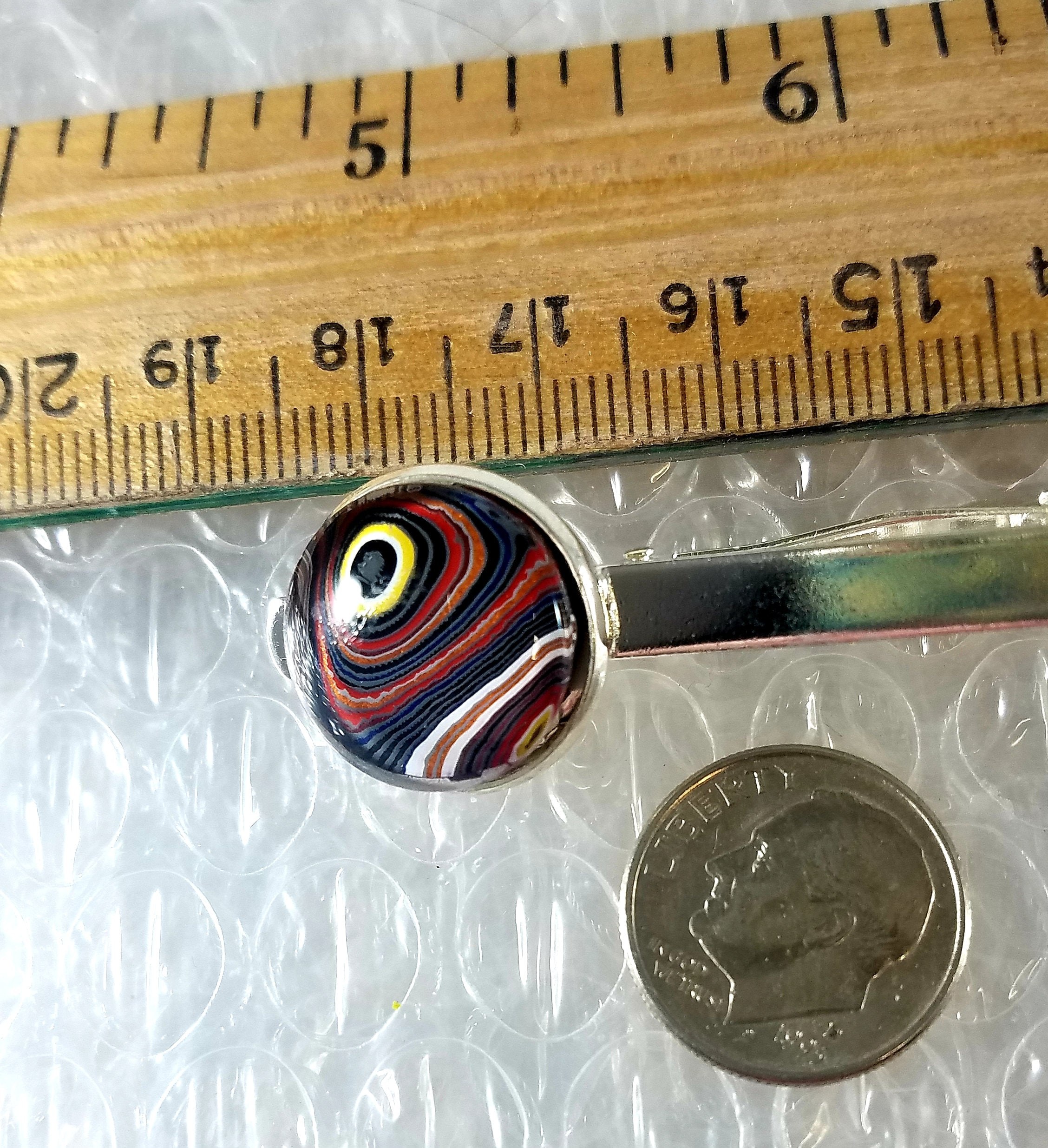 Fordite Tie Bar / Groomsmen, Usher, view 2