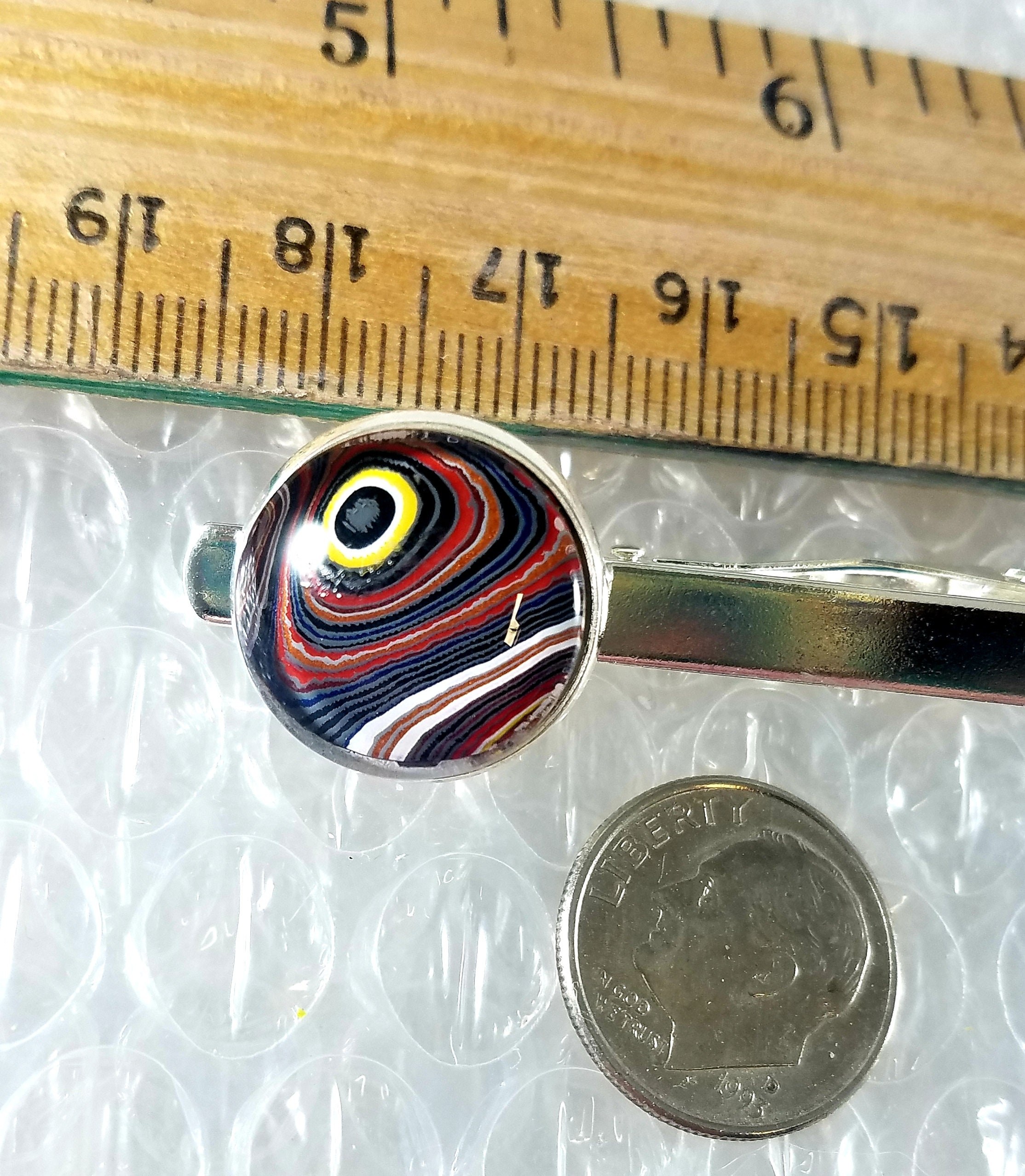 Fordite Tie Bar / Groomsmen, Usher, view 3