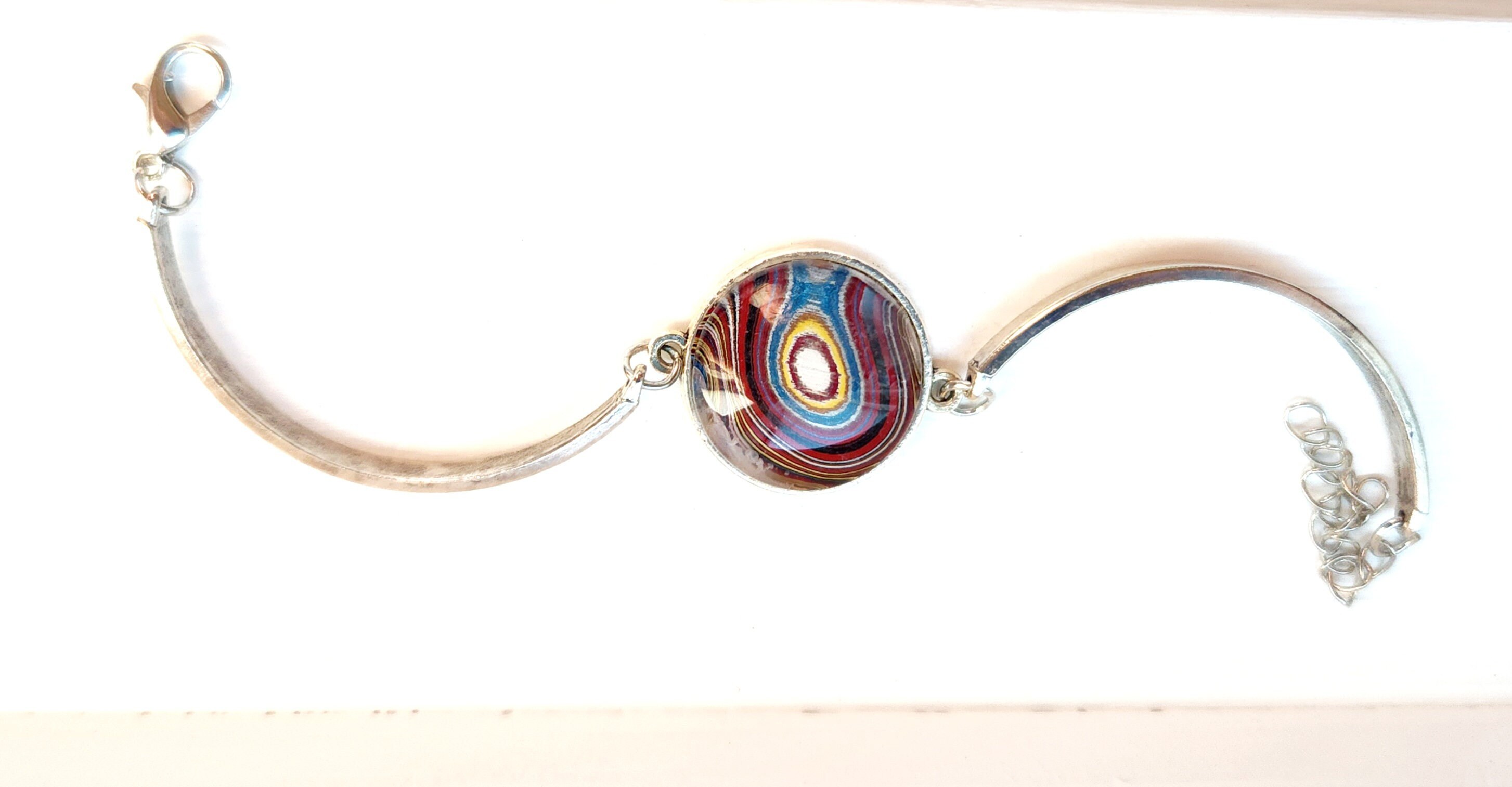 Corvette Fordite Bracelet #12 /bridesmaid, view 4