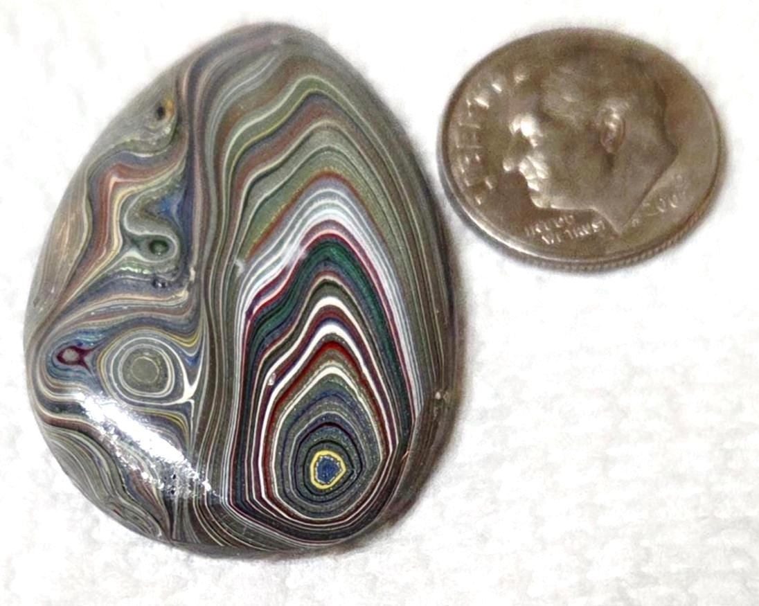 Corvette Cabochon / Foggy, Misty Look, view 2