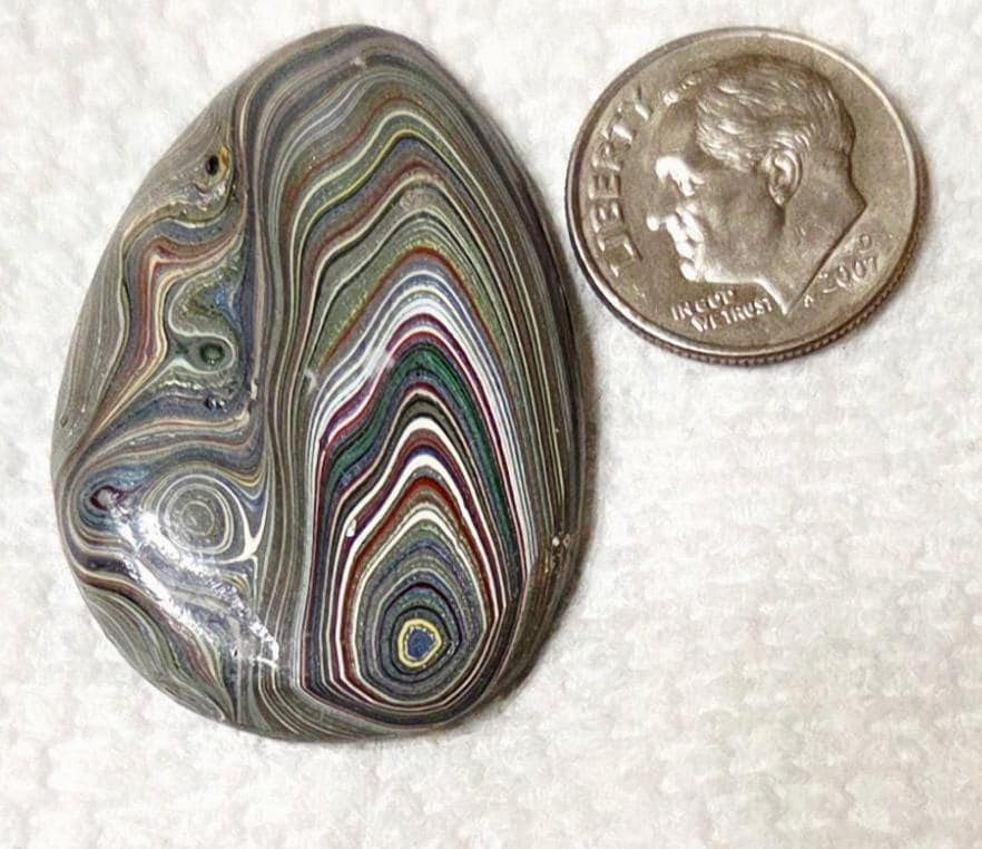 Corvette Cabochon / Foggy, Misty Look, view 4