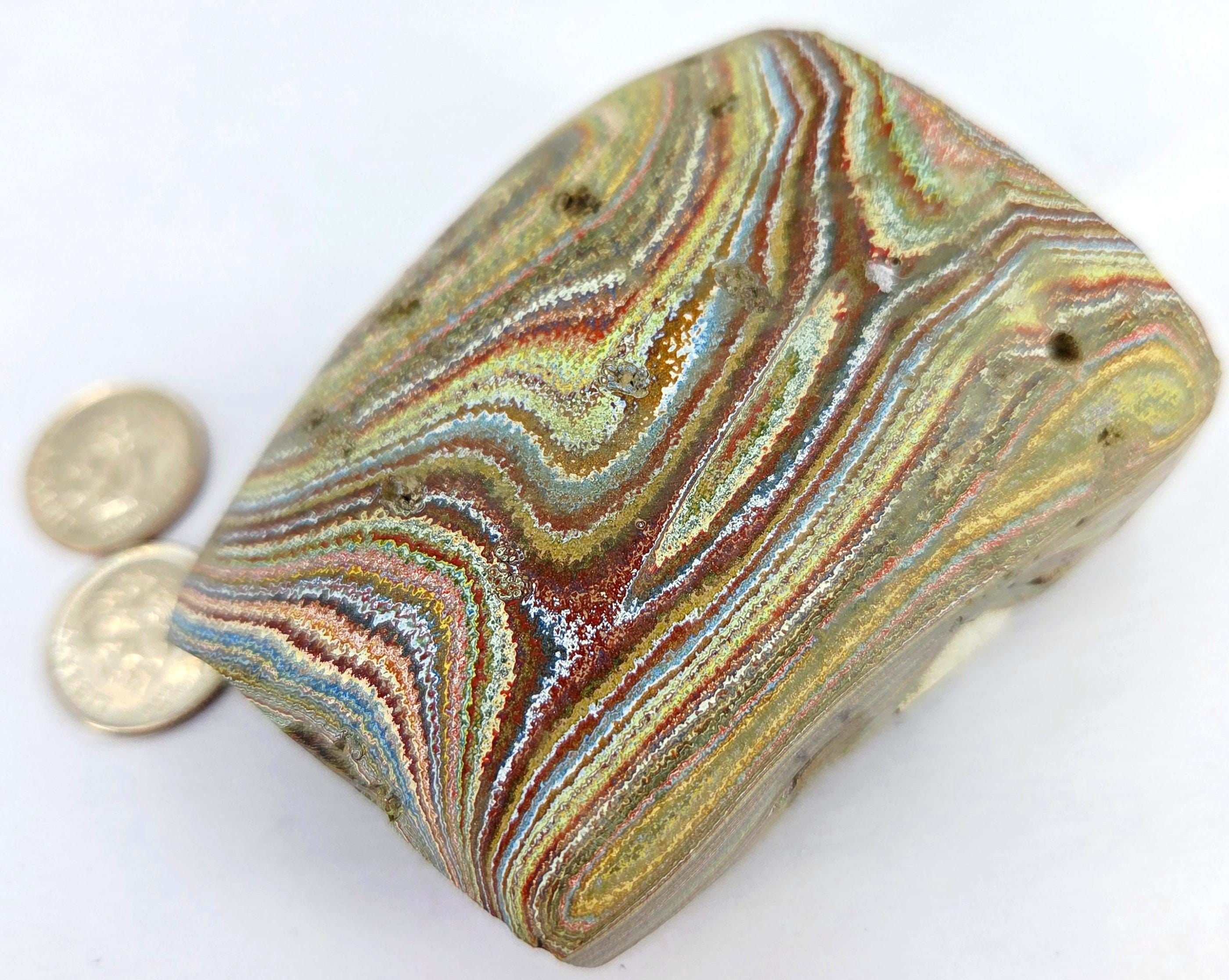 Vintage Pastels #09 / 1950s Fordite Rough, view 2