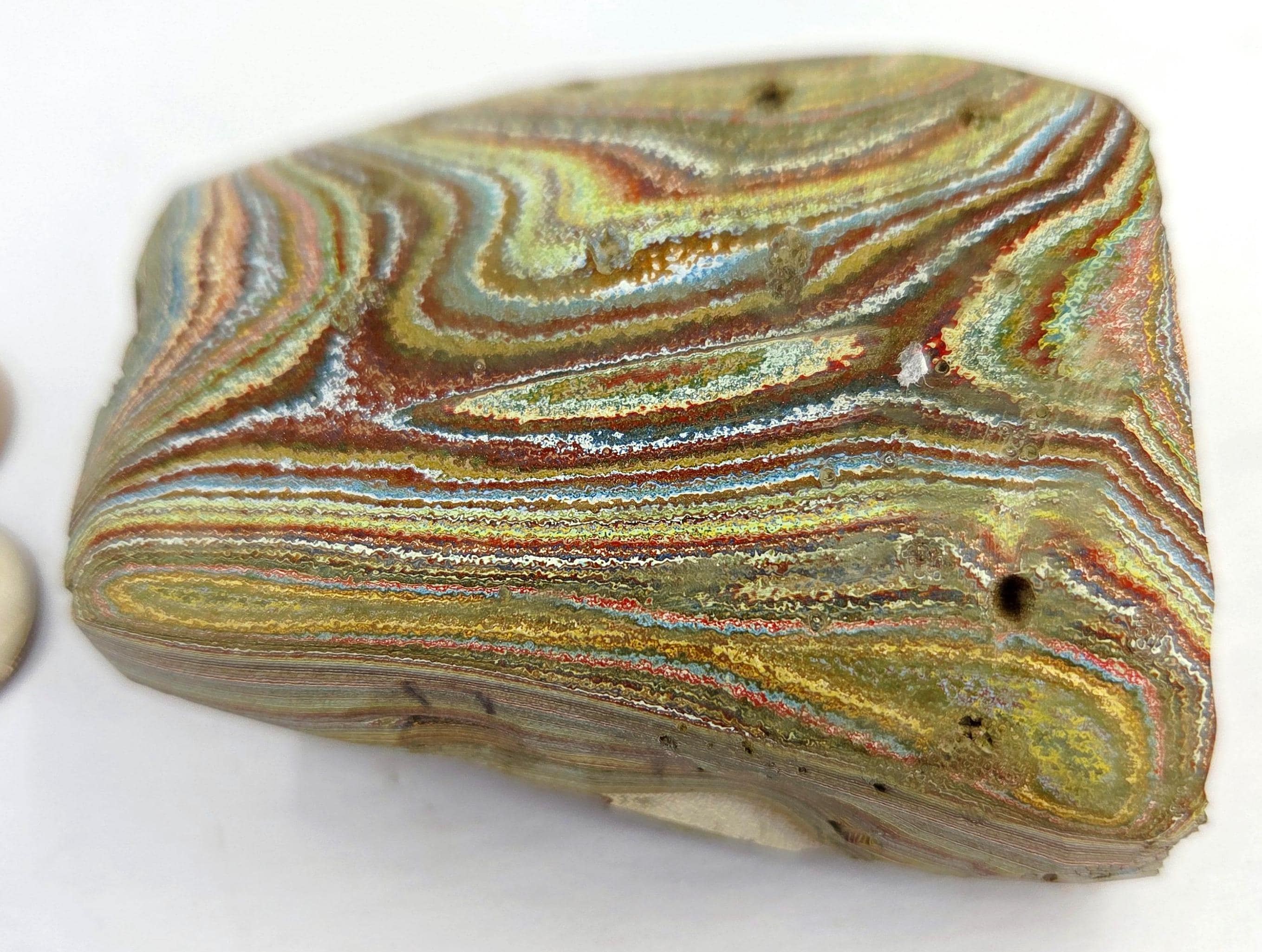 Vintage Pastels #09 / 1950s Fordite Rough, view 3