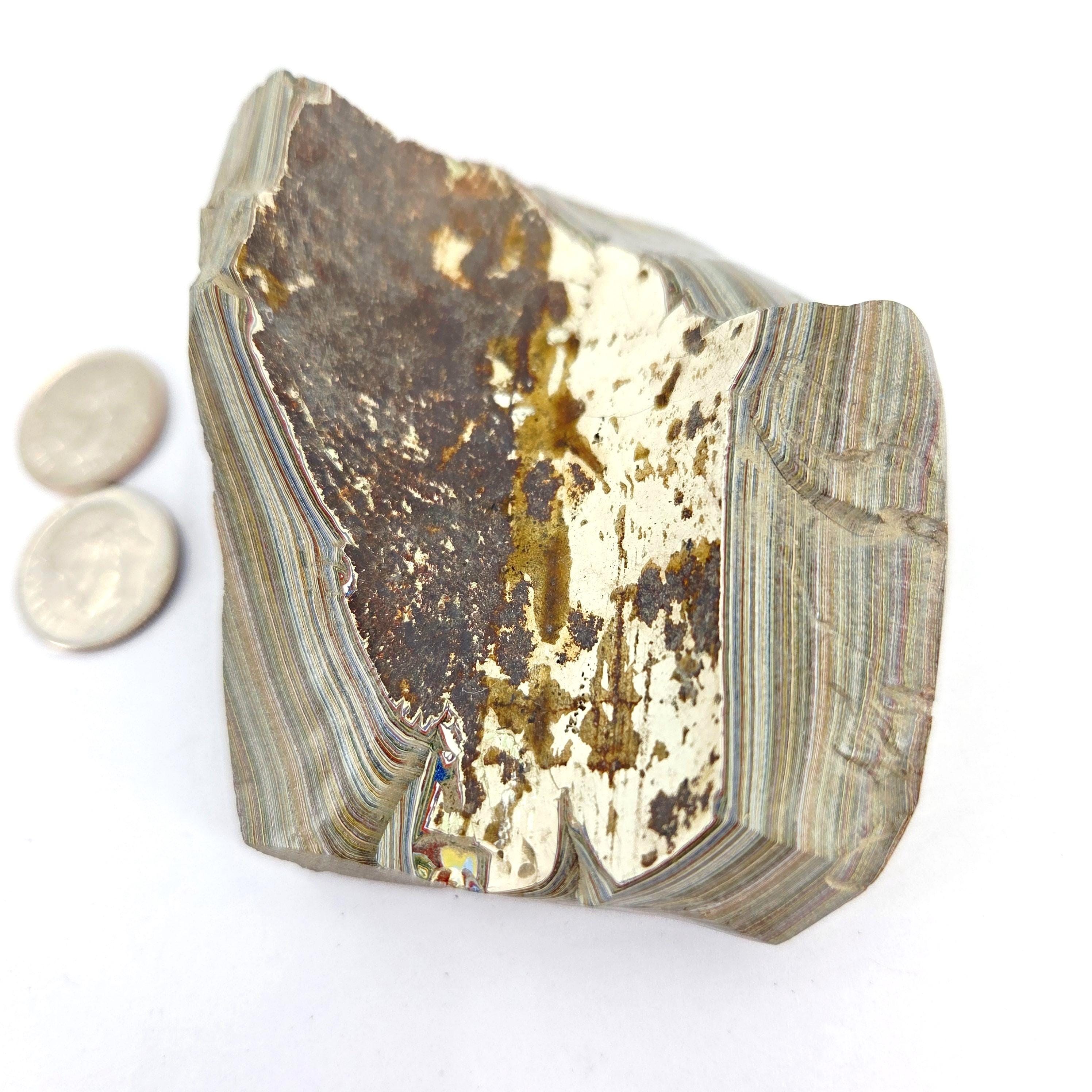 Vintage Pastels #09 / 1950s Fordite Rough, view 5