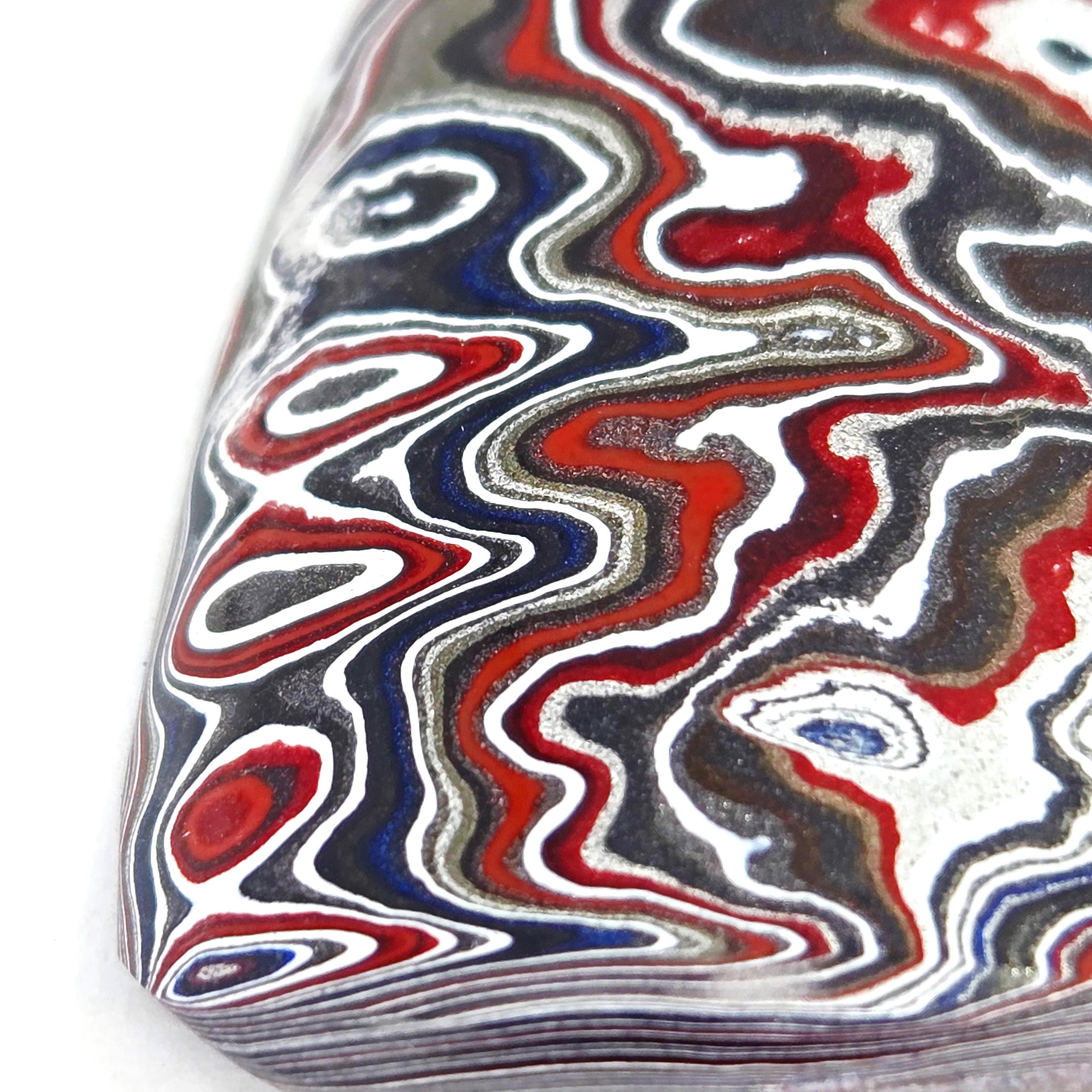 Detroit Fordite / Dodge Ram Cabochon, view 7