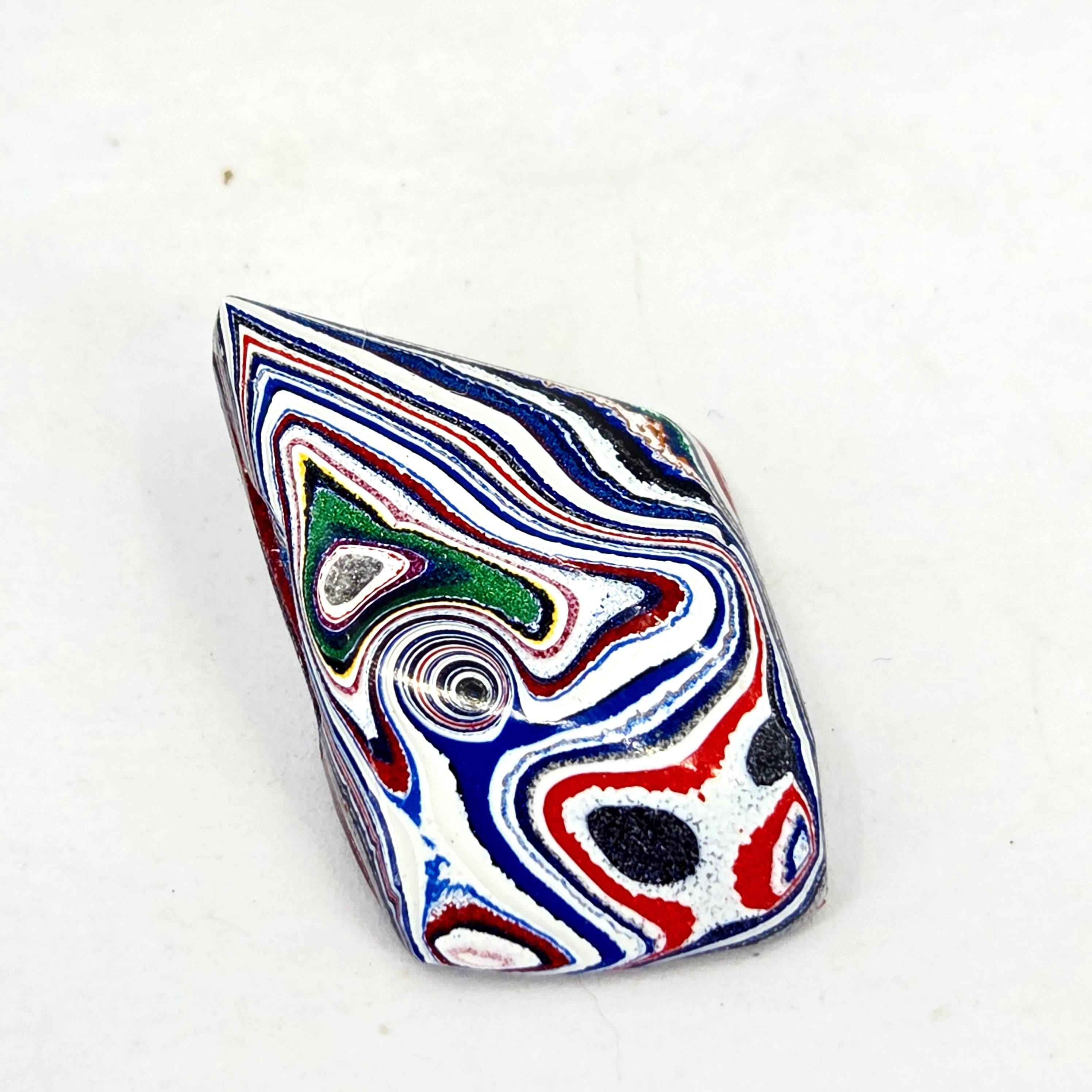 Kenworth Fordite Cabochon, view 3