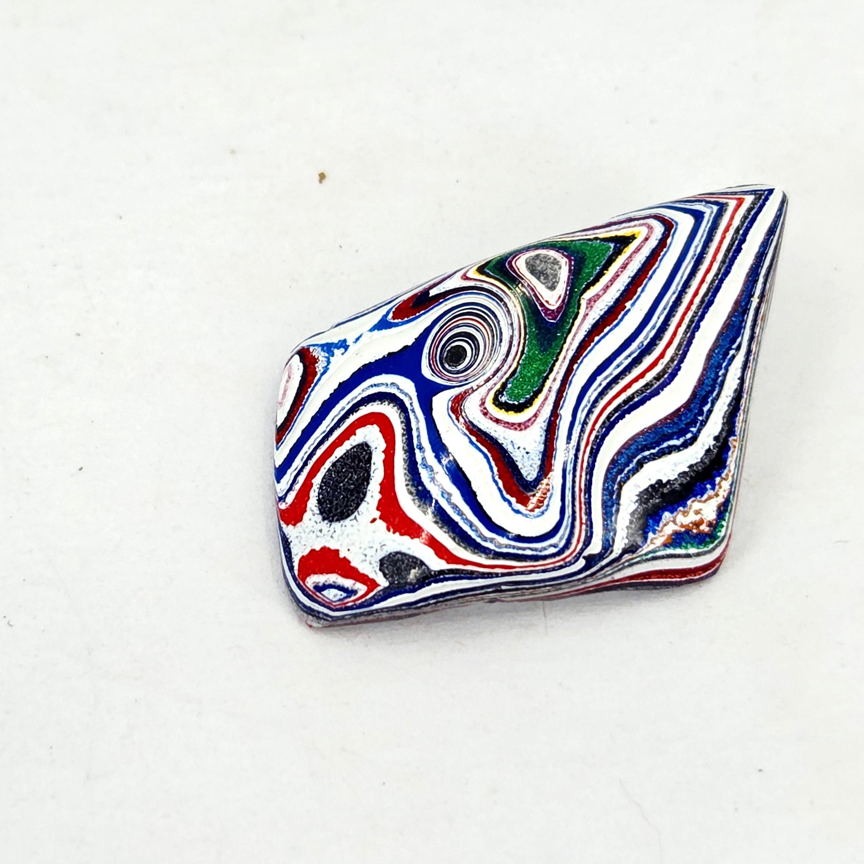 Kenworth Fordite Cabochon, view 5