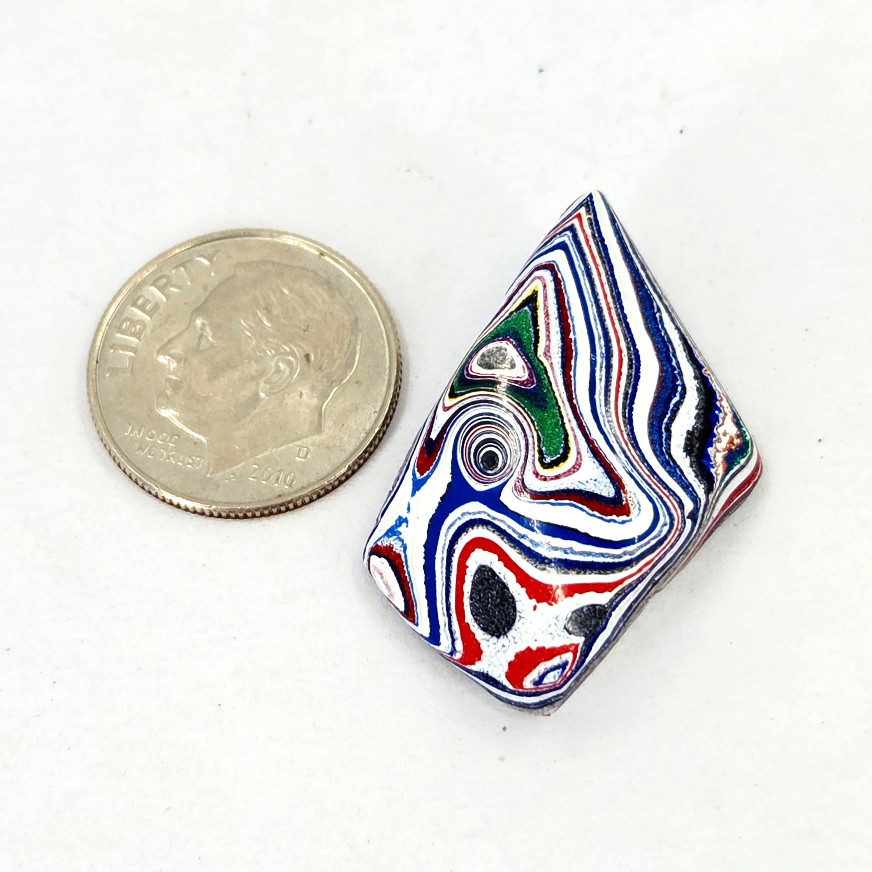 Kenworth Fordite Cabochon, view 7
